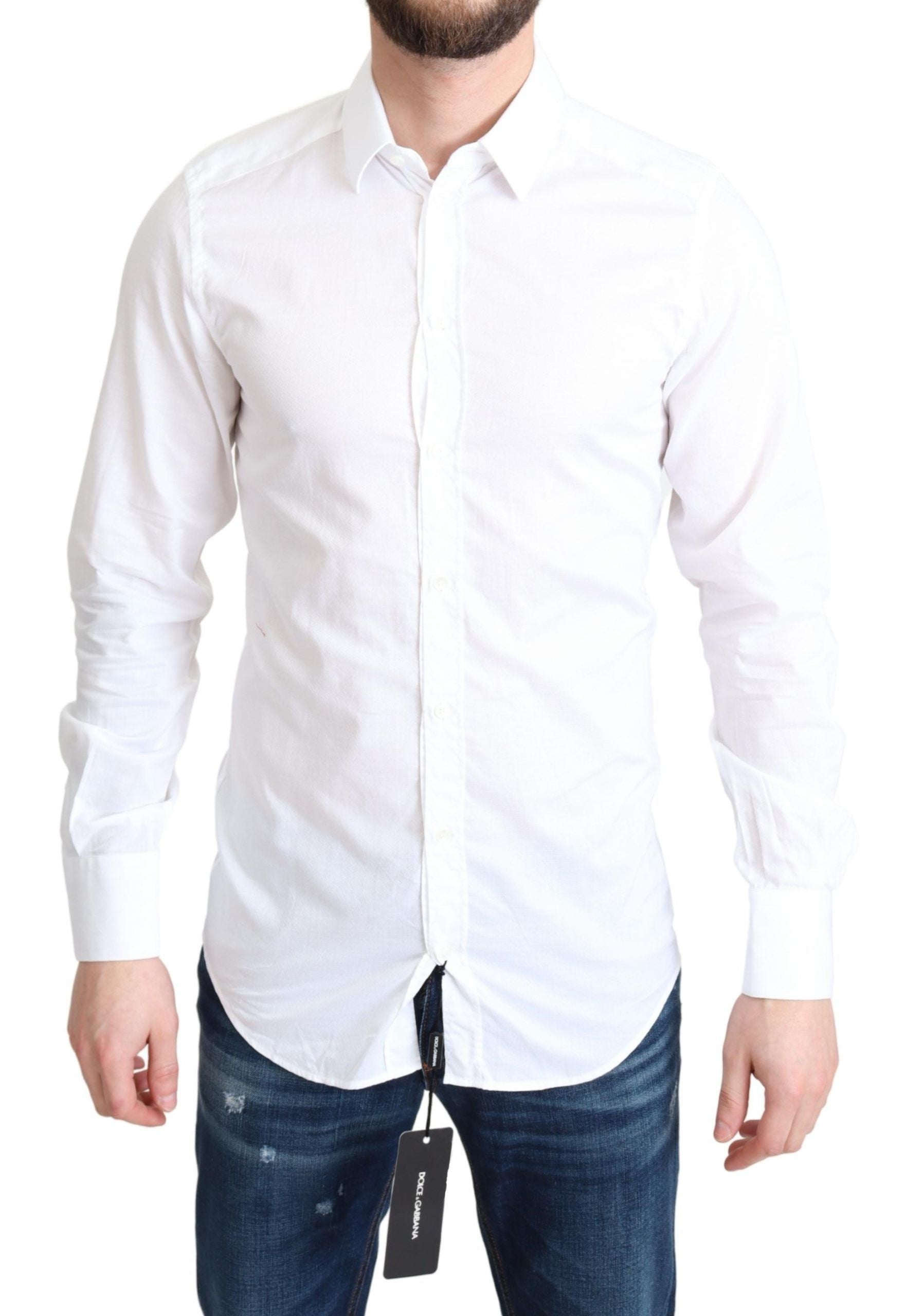 Chemise Dolce & Gabbana GOLD blanche
