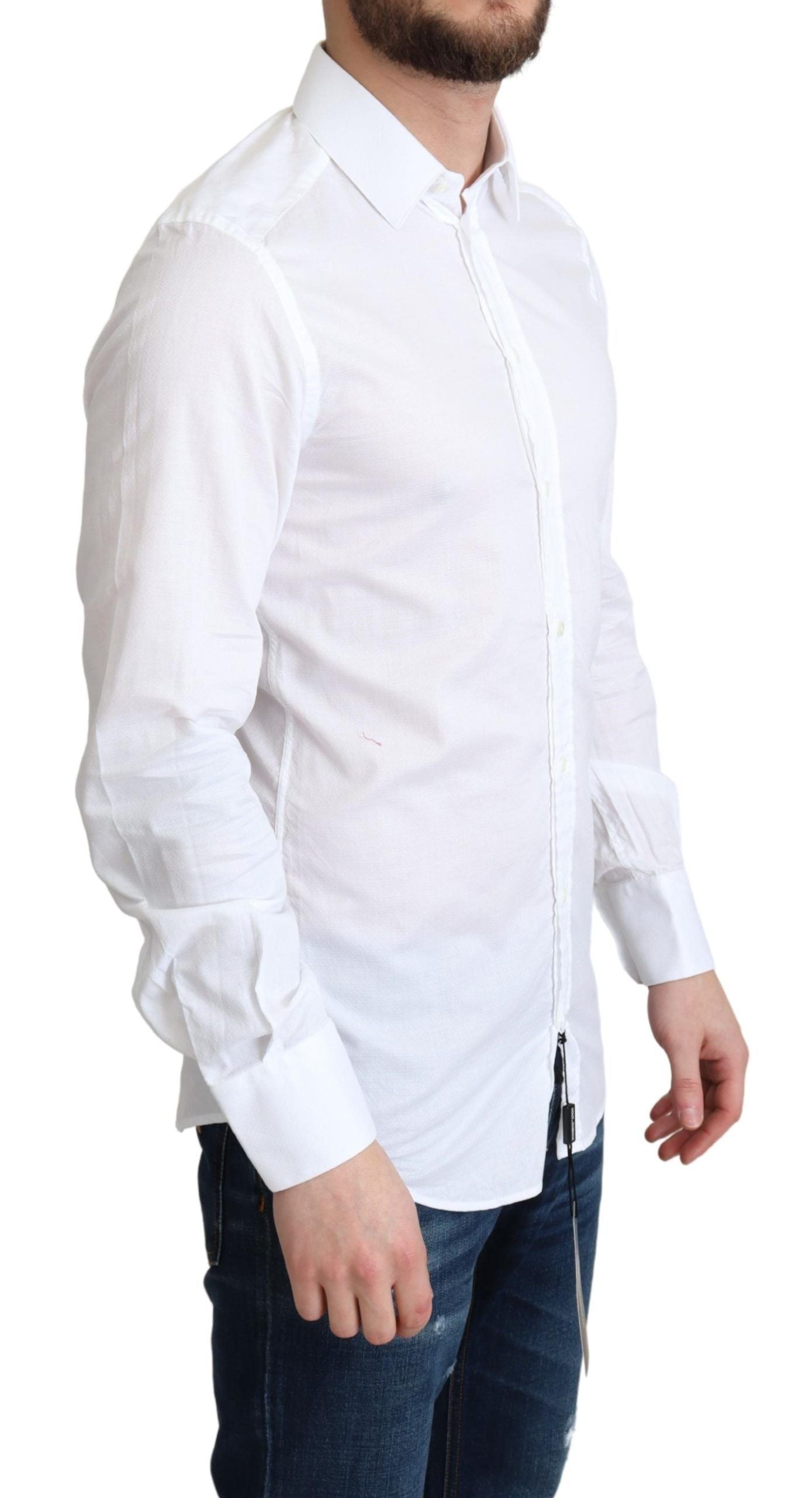 Chemise Dolce & Gabbana GOLD blanche