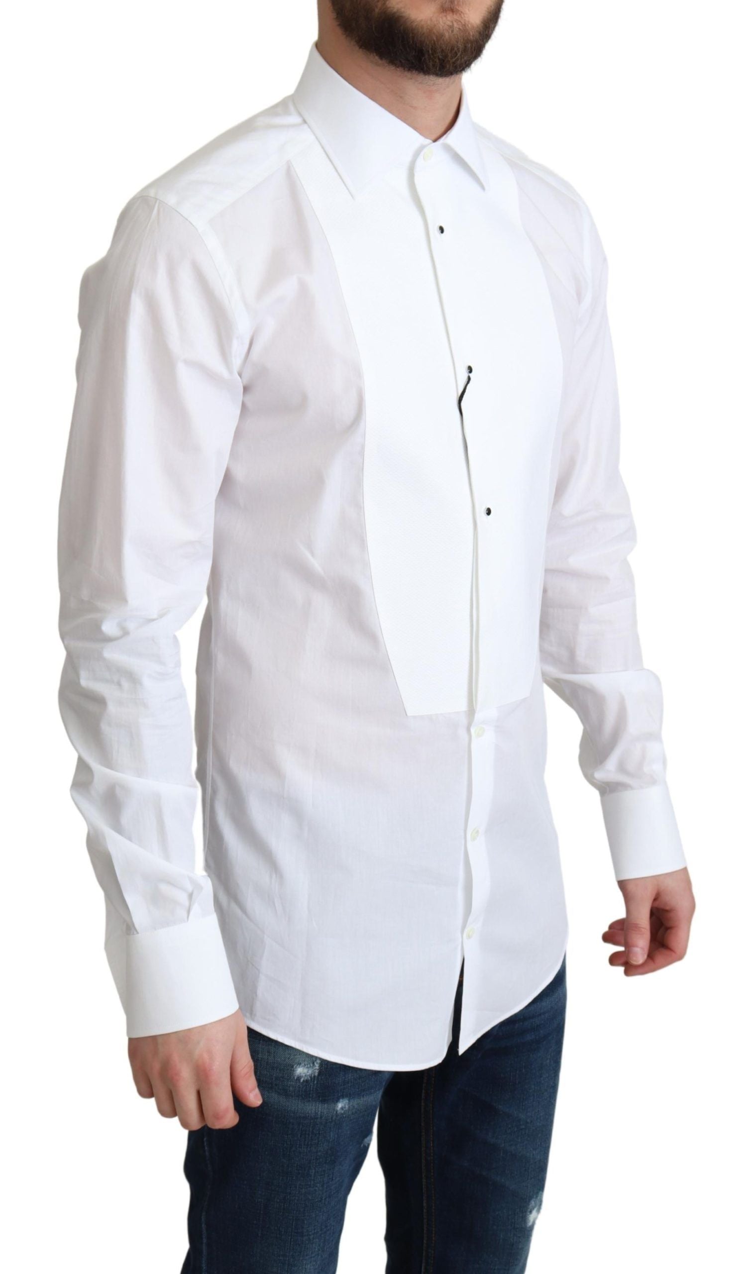 Chemise Dolce & Gabbana GOLD blanche