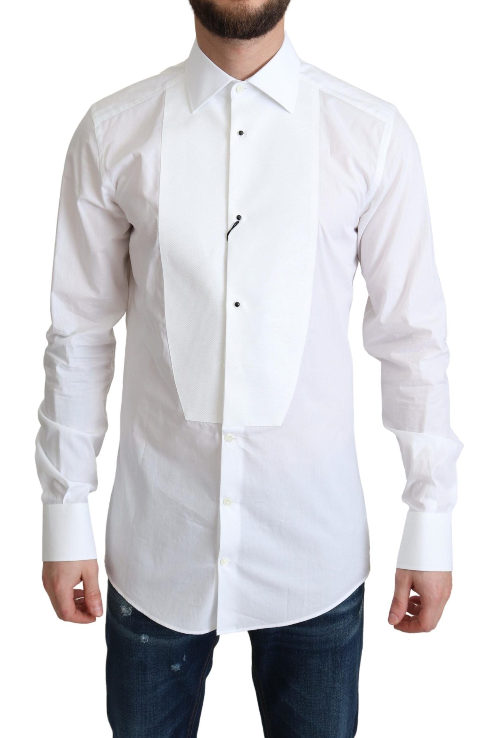 Chemise Dolce & Gabbana GOLD blanche