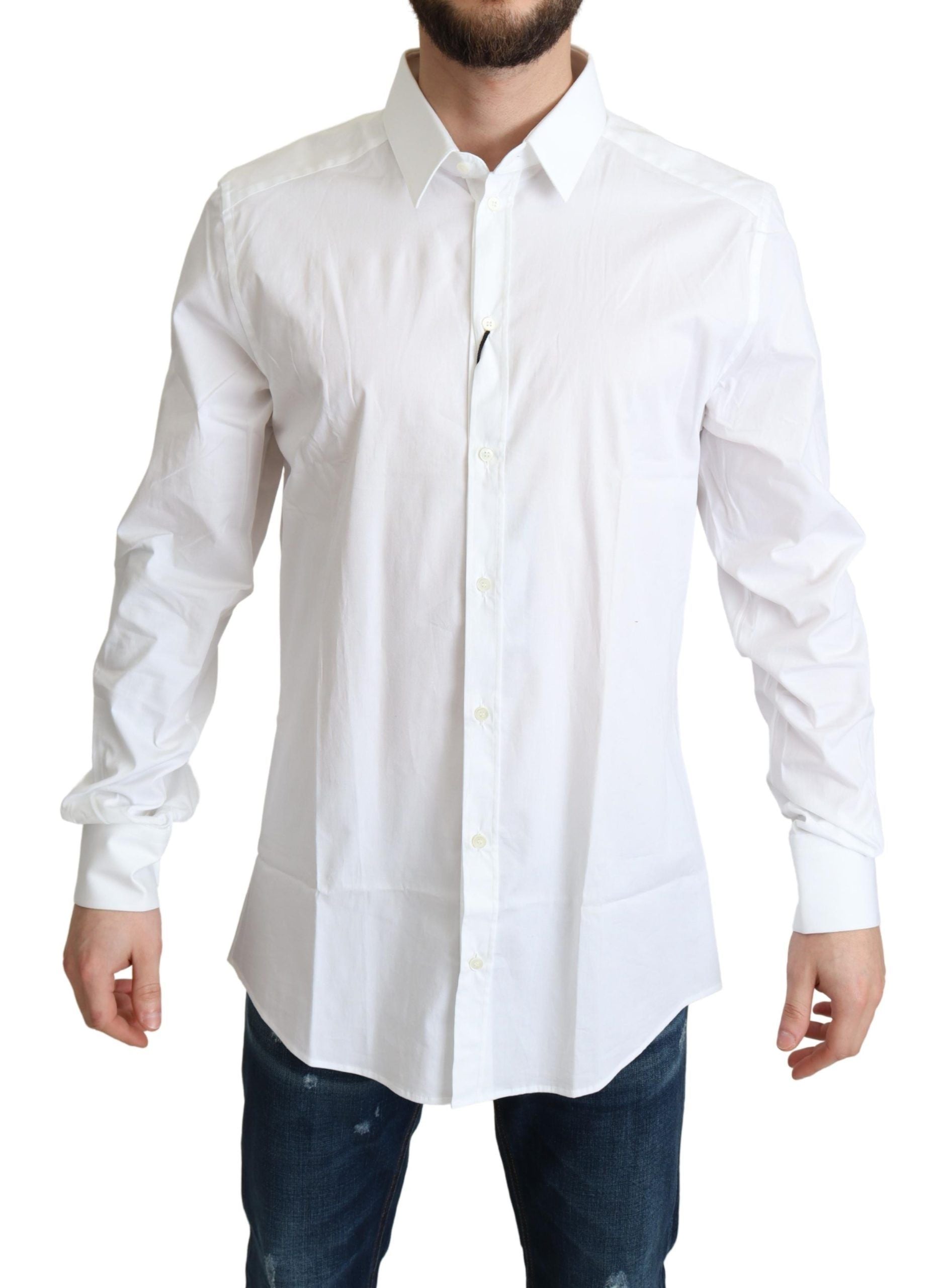 Chemise Dolce & Gabbana GOLD blanche