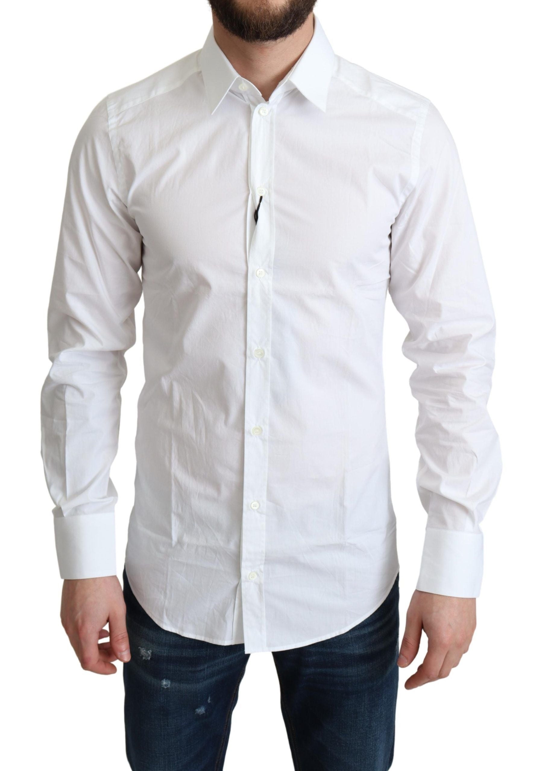 Chemise Dolce & Gabbana GOLD blanche