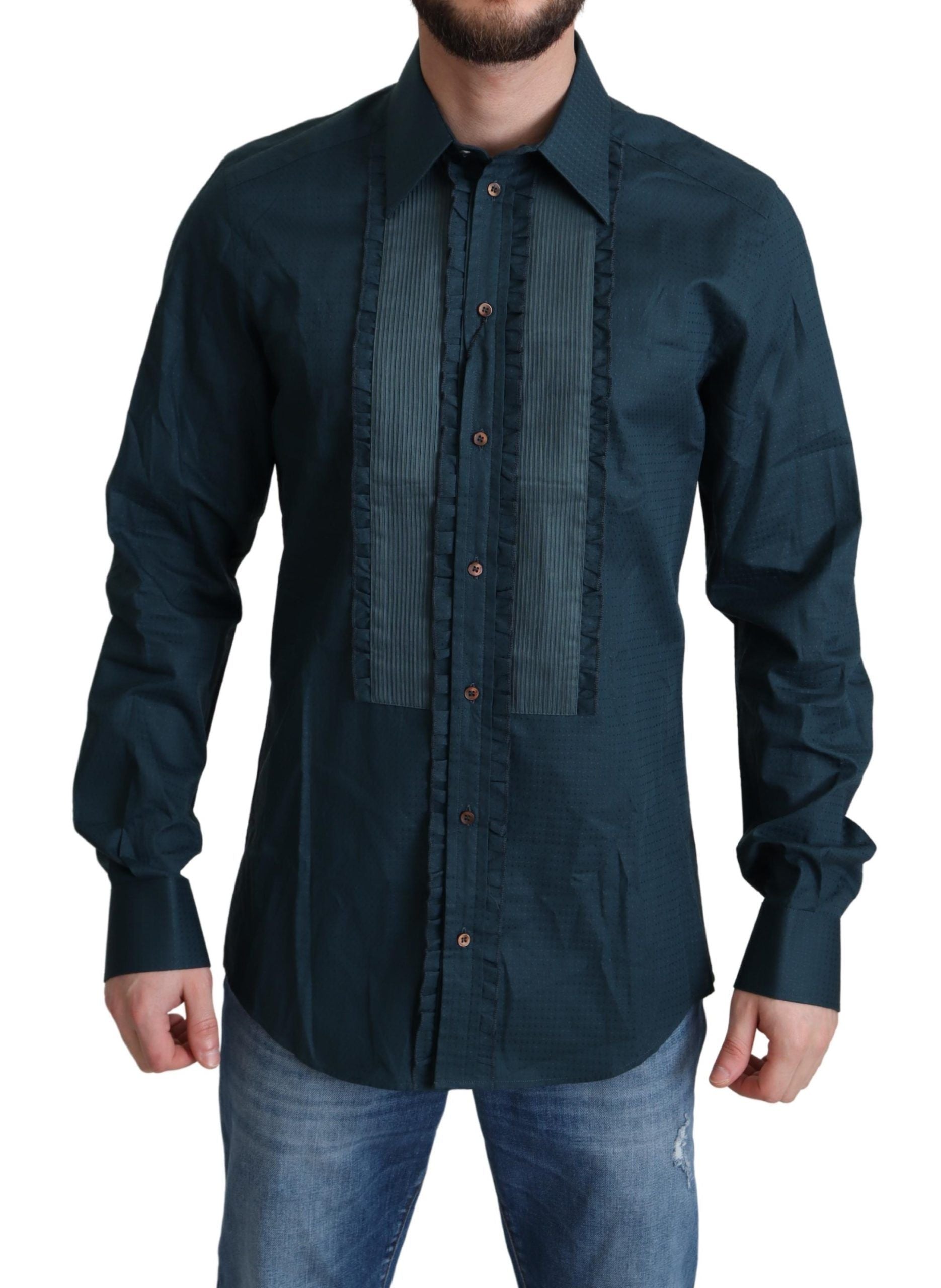 Chemise Dolce & Gabbana GOLD bleue