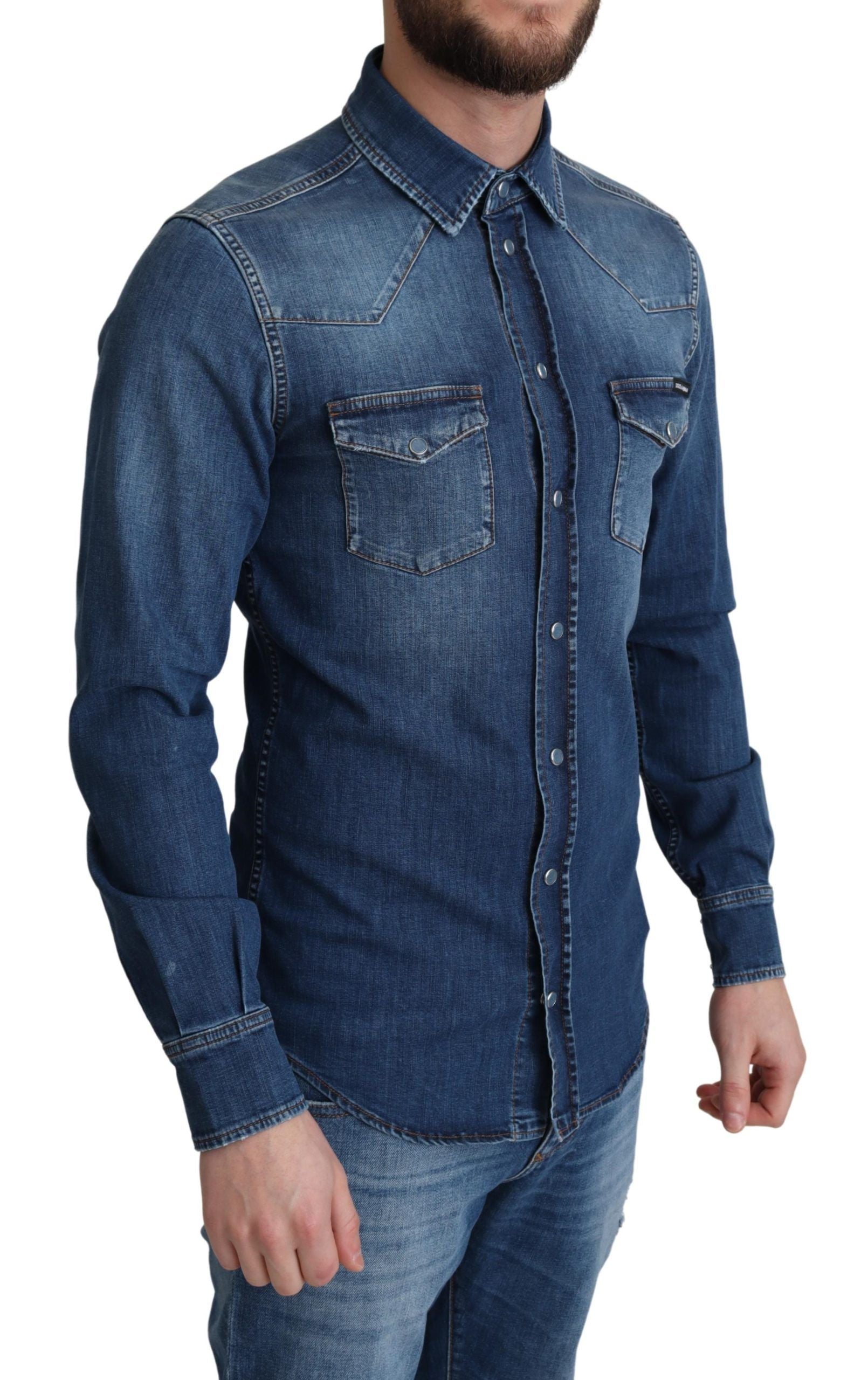 Chemise Dolce & Gabbana bleue
