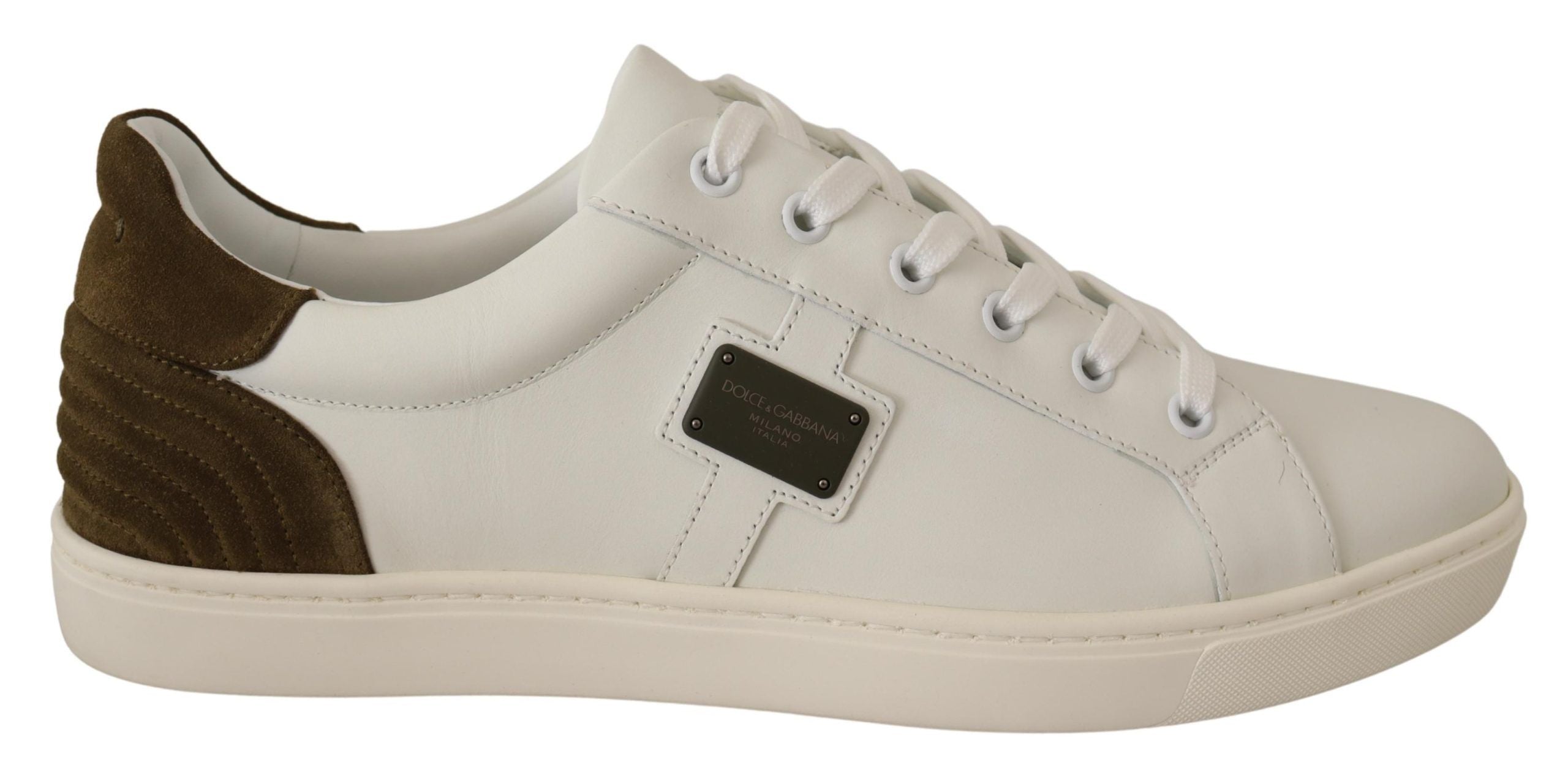 Baskets Dolce & Gabbana blanches et vertes