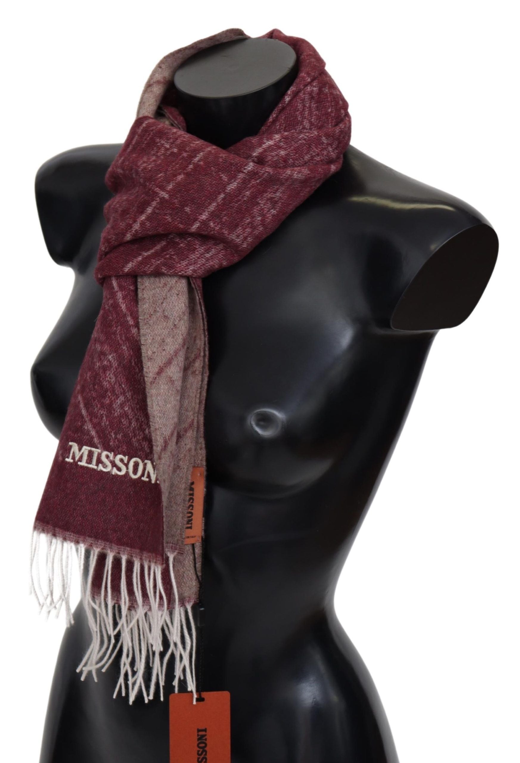 Écharpe Missoni maroon