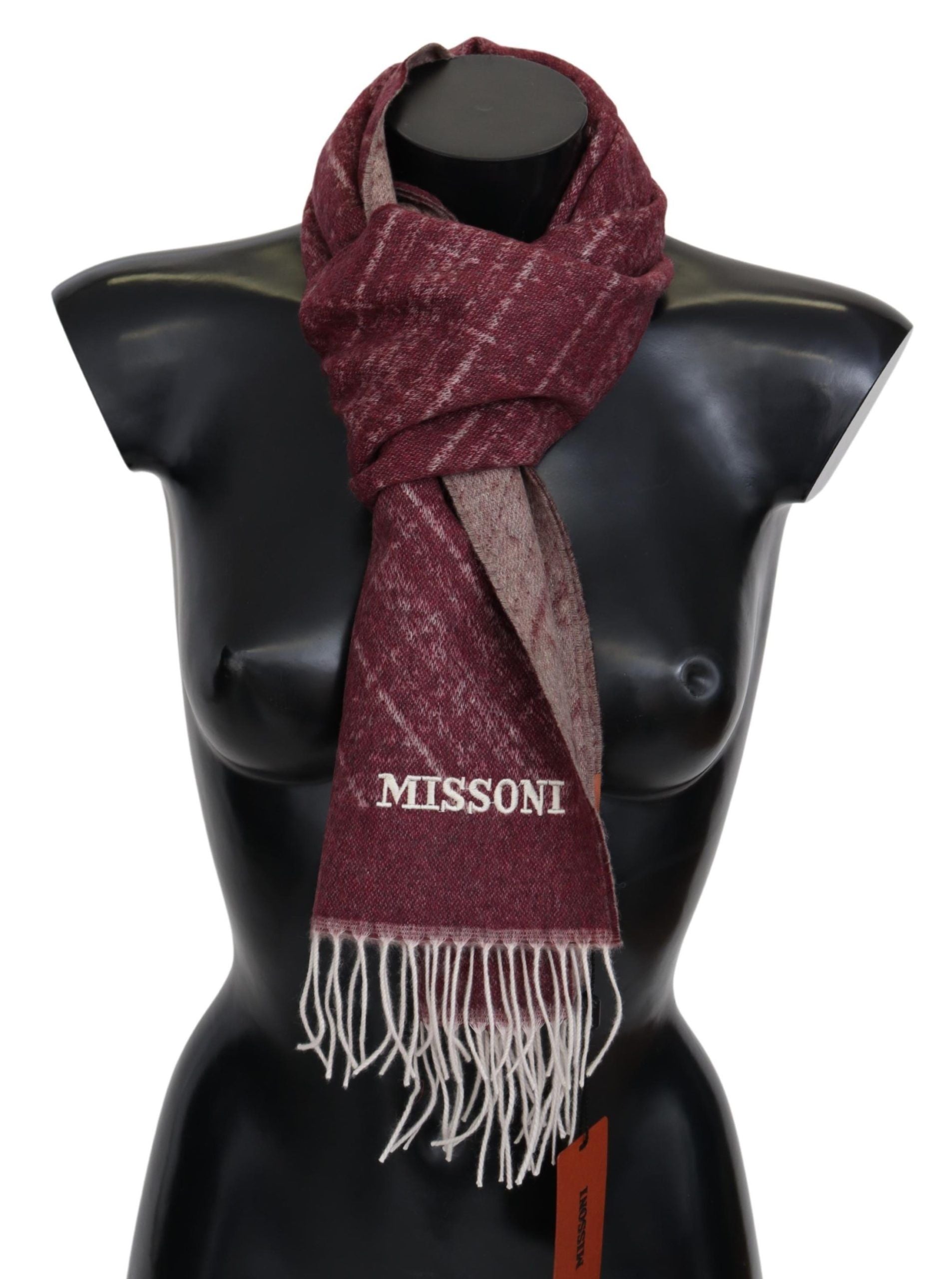 Écharpe Missoni maroon