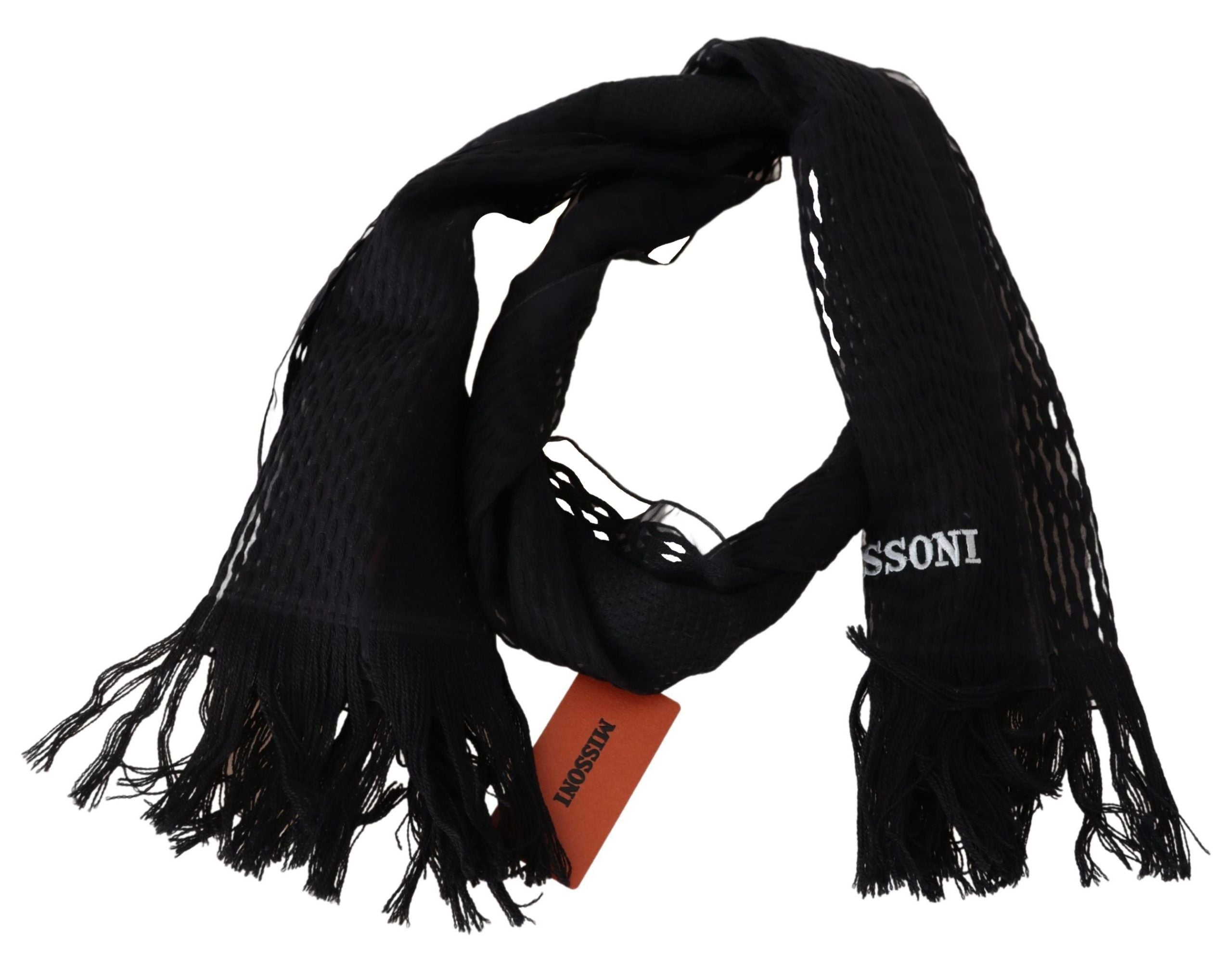 Écharpe Missoni unisex noire