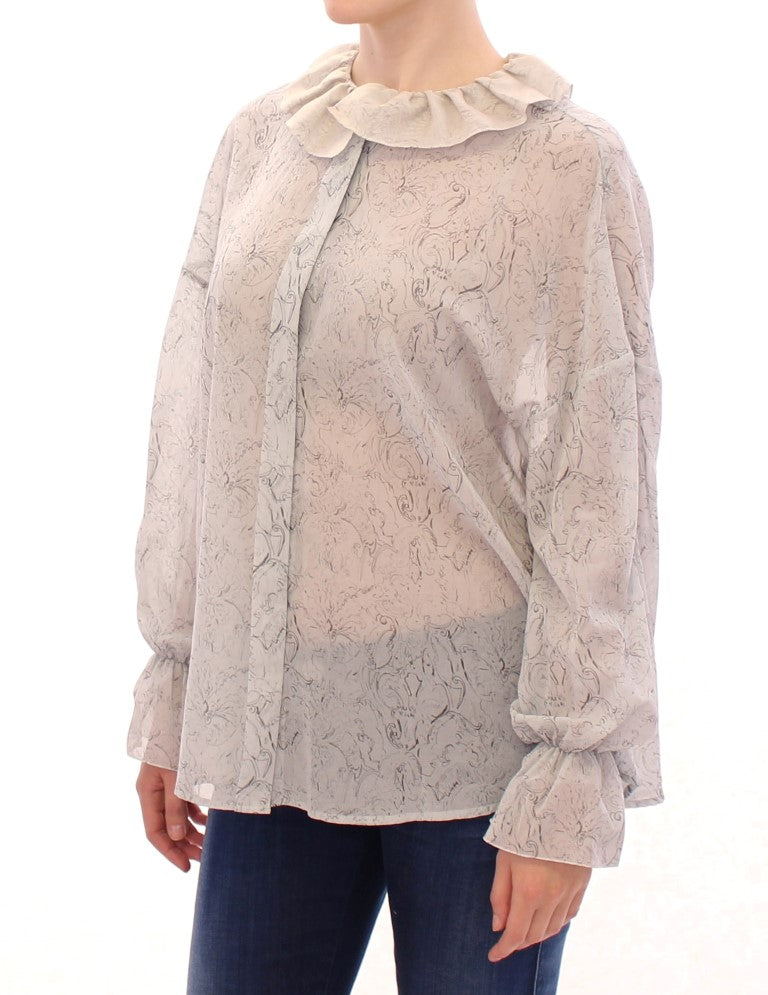 Blouse Vika Gazinskaya bleue