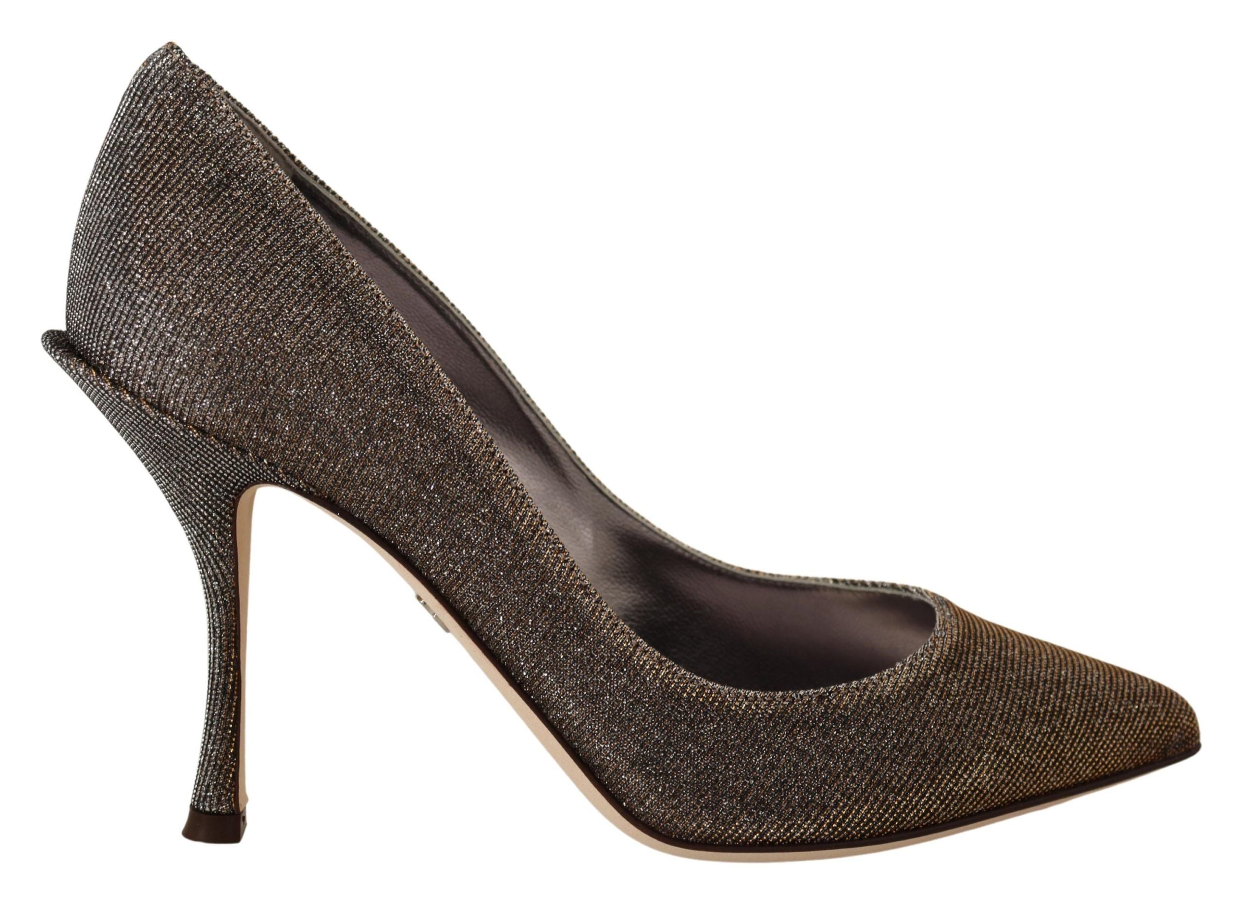 Pumps Dolce & Gabbana or et argent