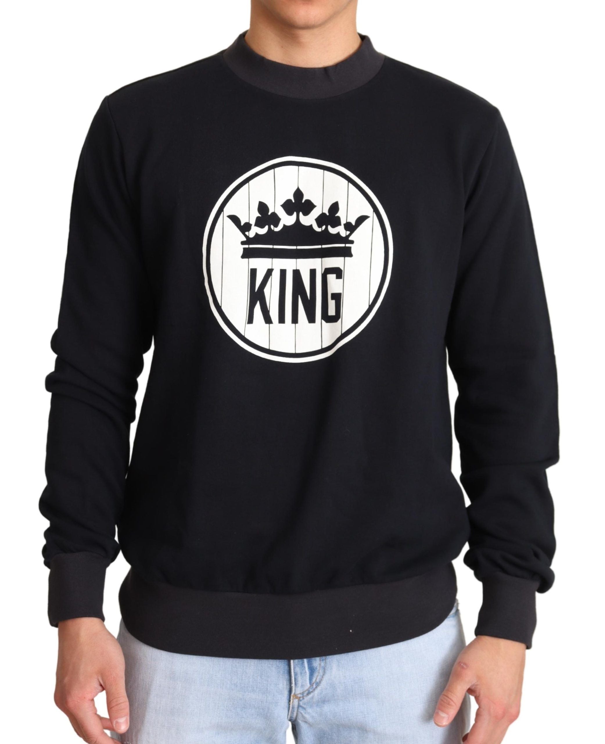 Pull Dolce & Gabbana avec couronne bleu