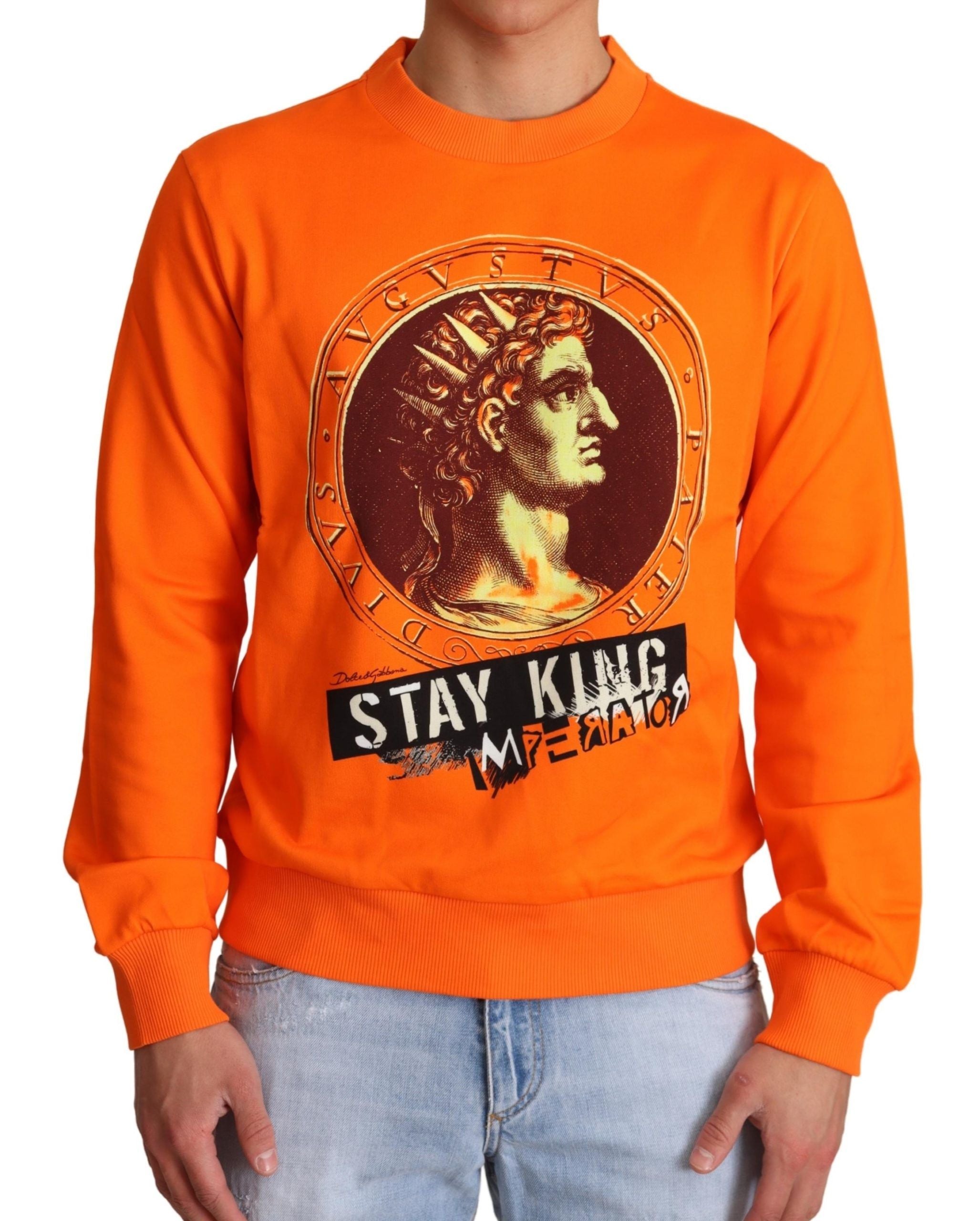 Pull Dolce & Gabbana King Ceasar orange