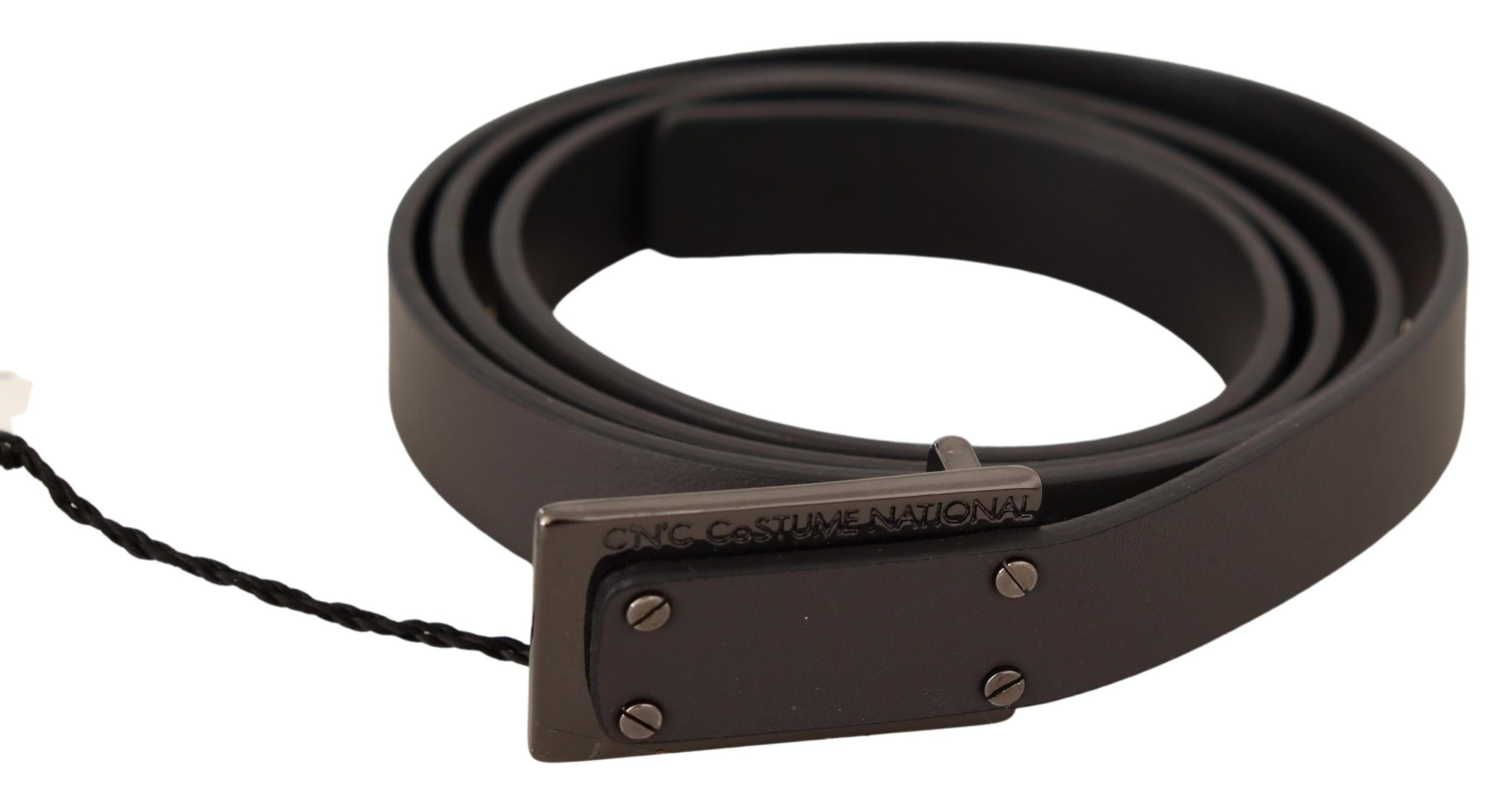 Ceinture C’n’c Costume National marron foncé