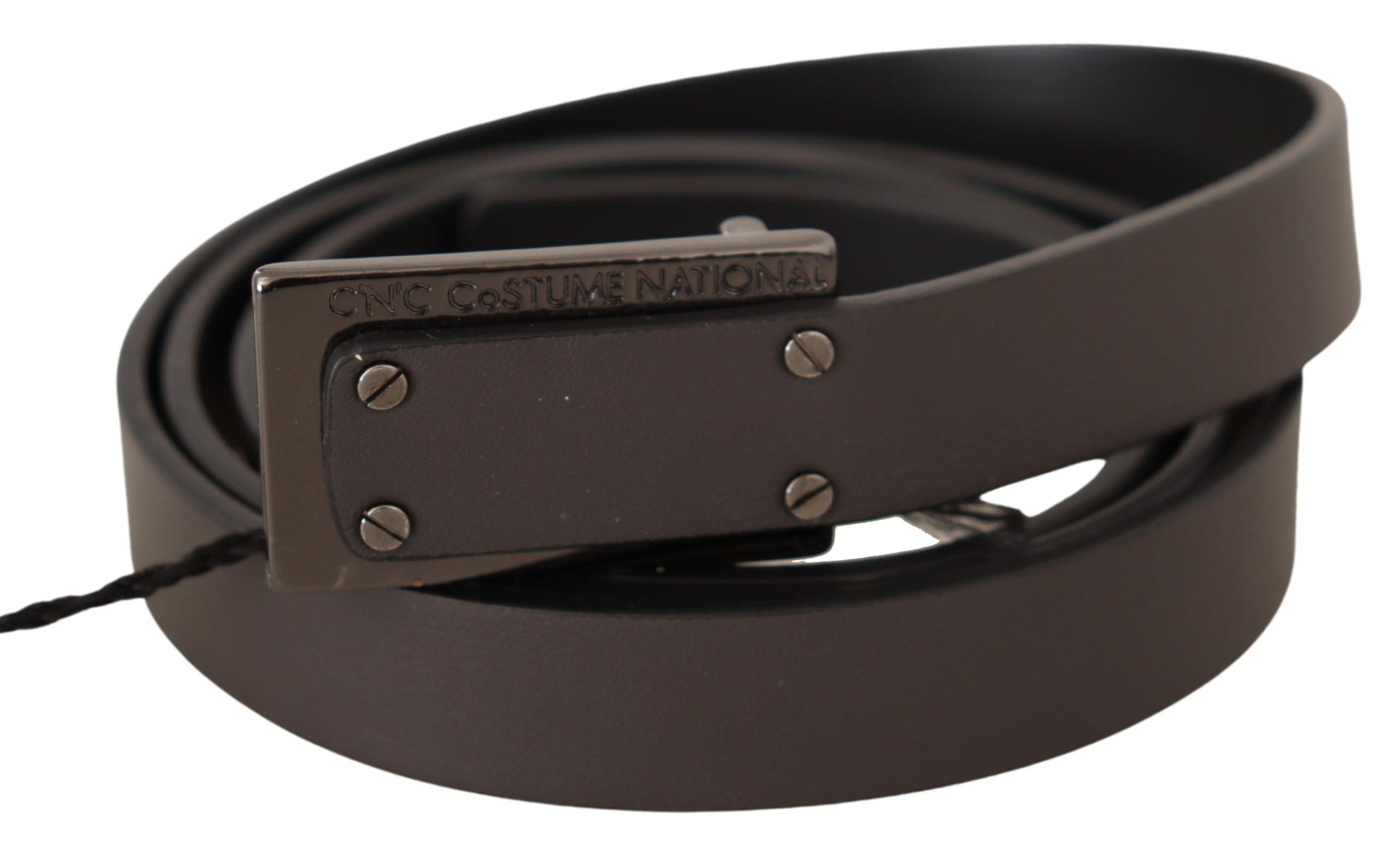 Ceinture C’n’c Costume National marron foncé