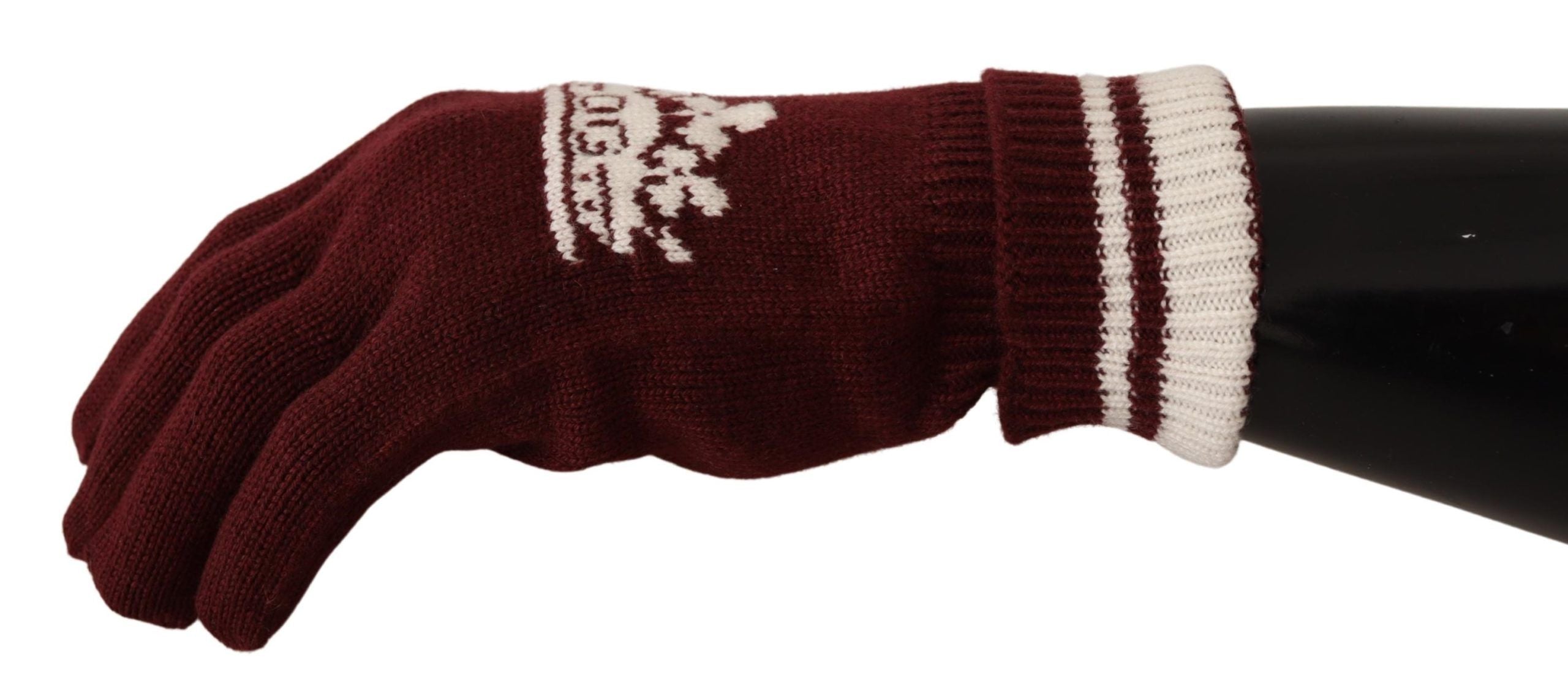 Gants Dolce & Gabbana rouges blancs