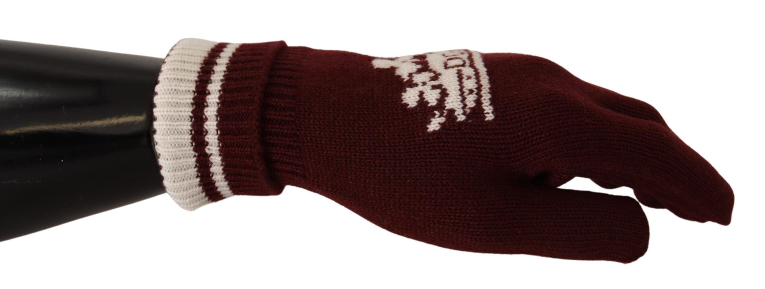 Gants Dolce & Gabbana rouges blancs
