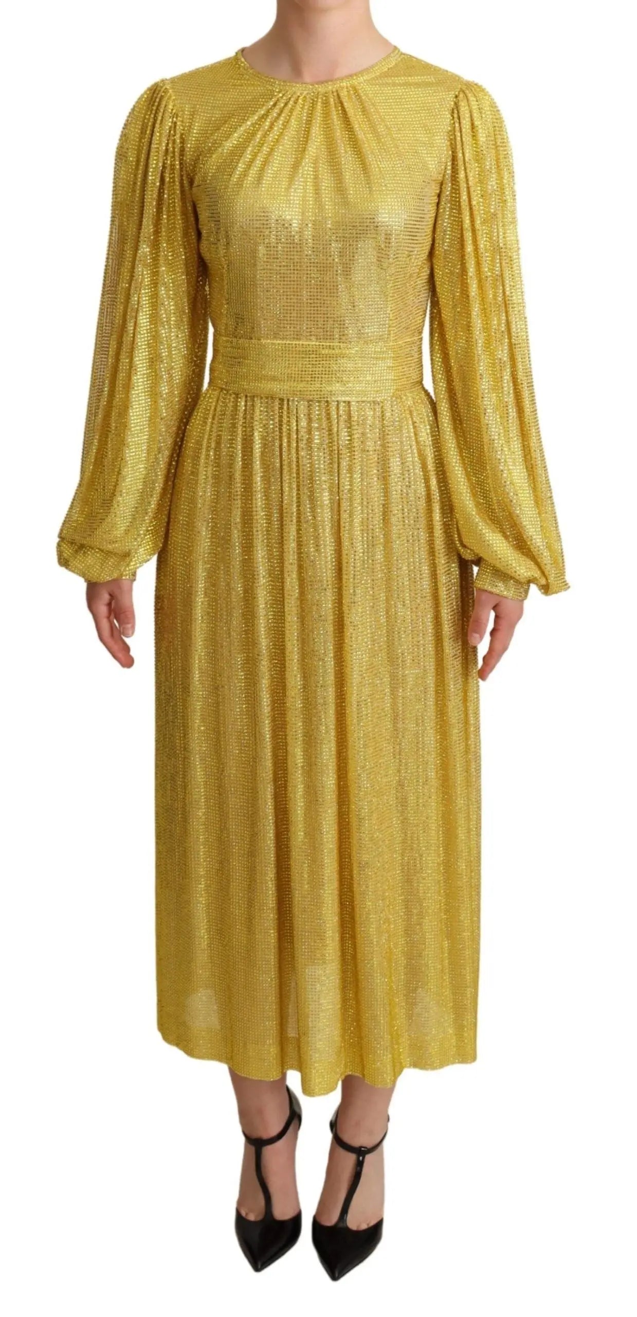 Robe maxi Dolce & Gabbana jaune Dolce & Gabbana