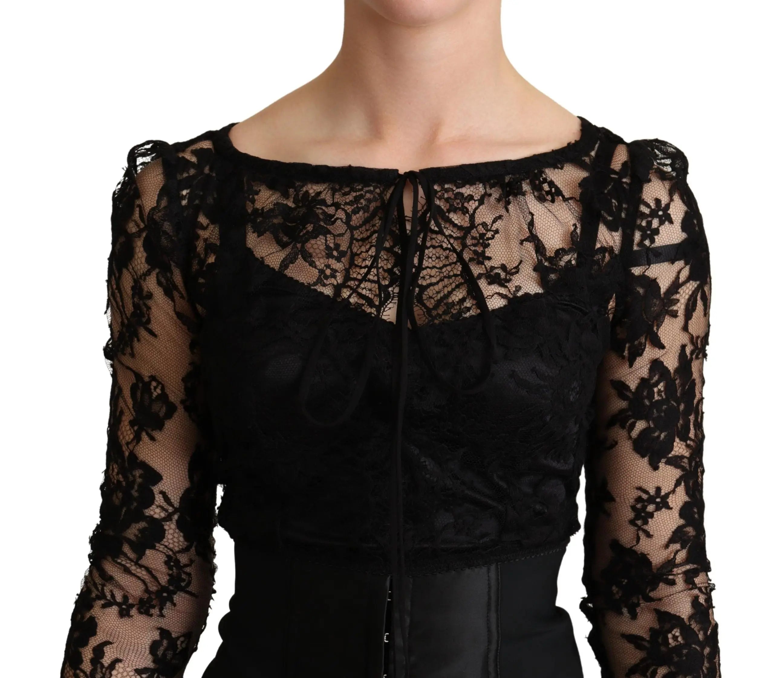 Robe mini Dolce & Gabbana noire Dolce & Gabbana