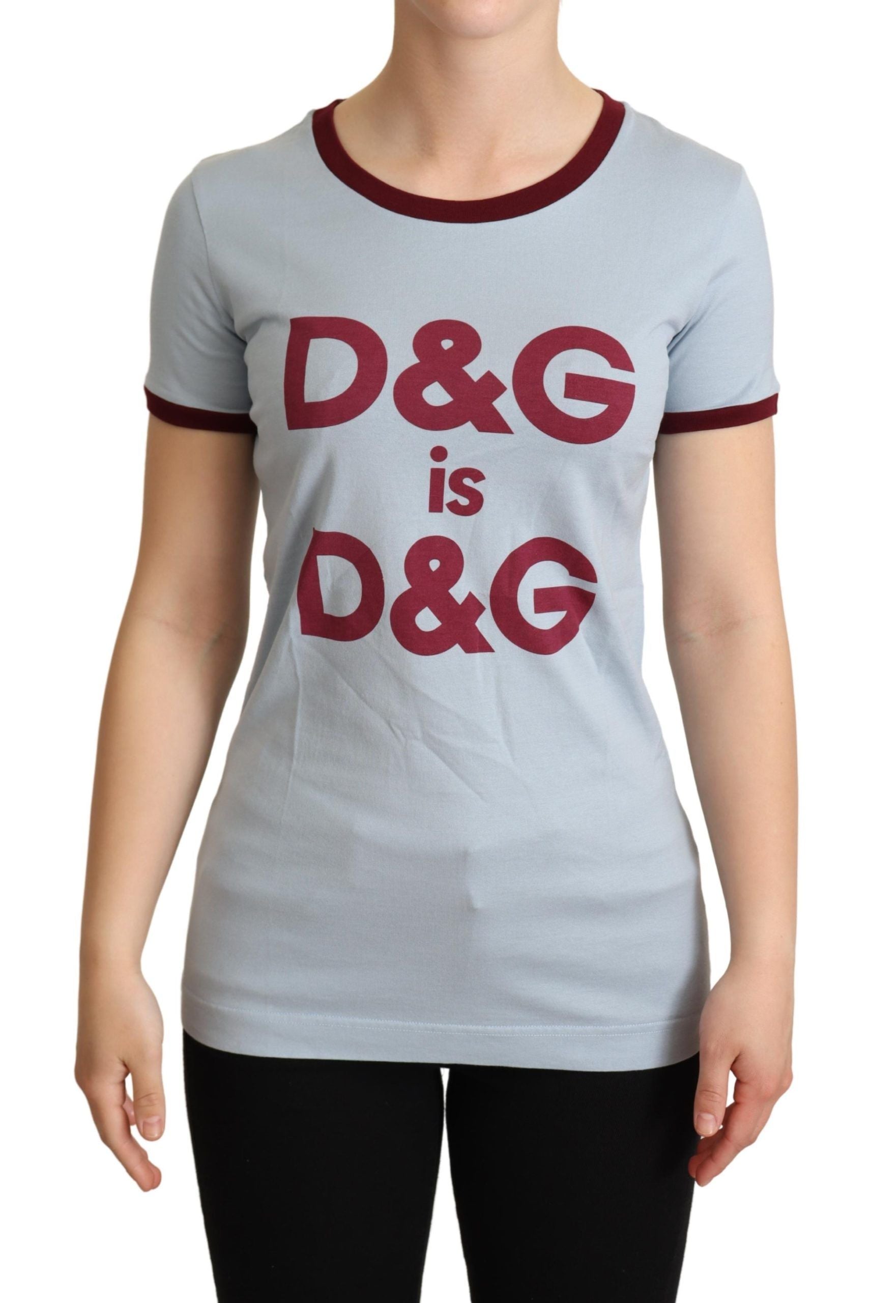 T-shirt Dolce & Gabbana Crewneck bleu