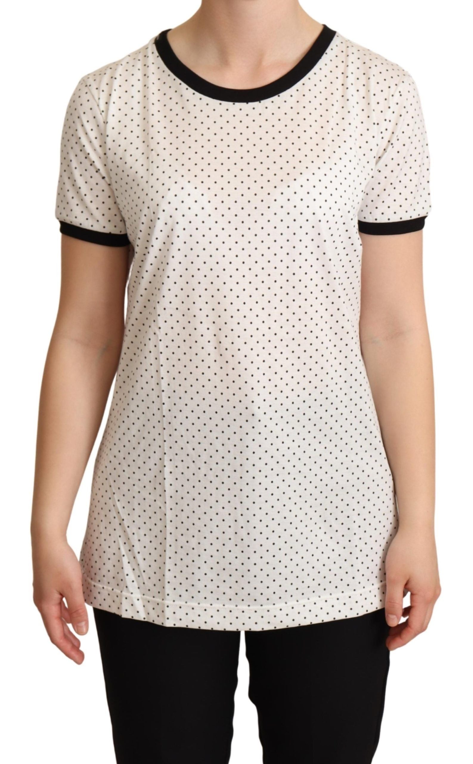 T-shirt Dolce & Gabbana à pois blancs