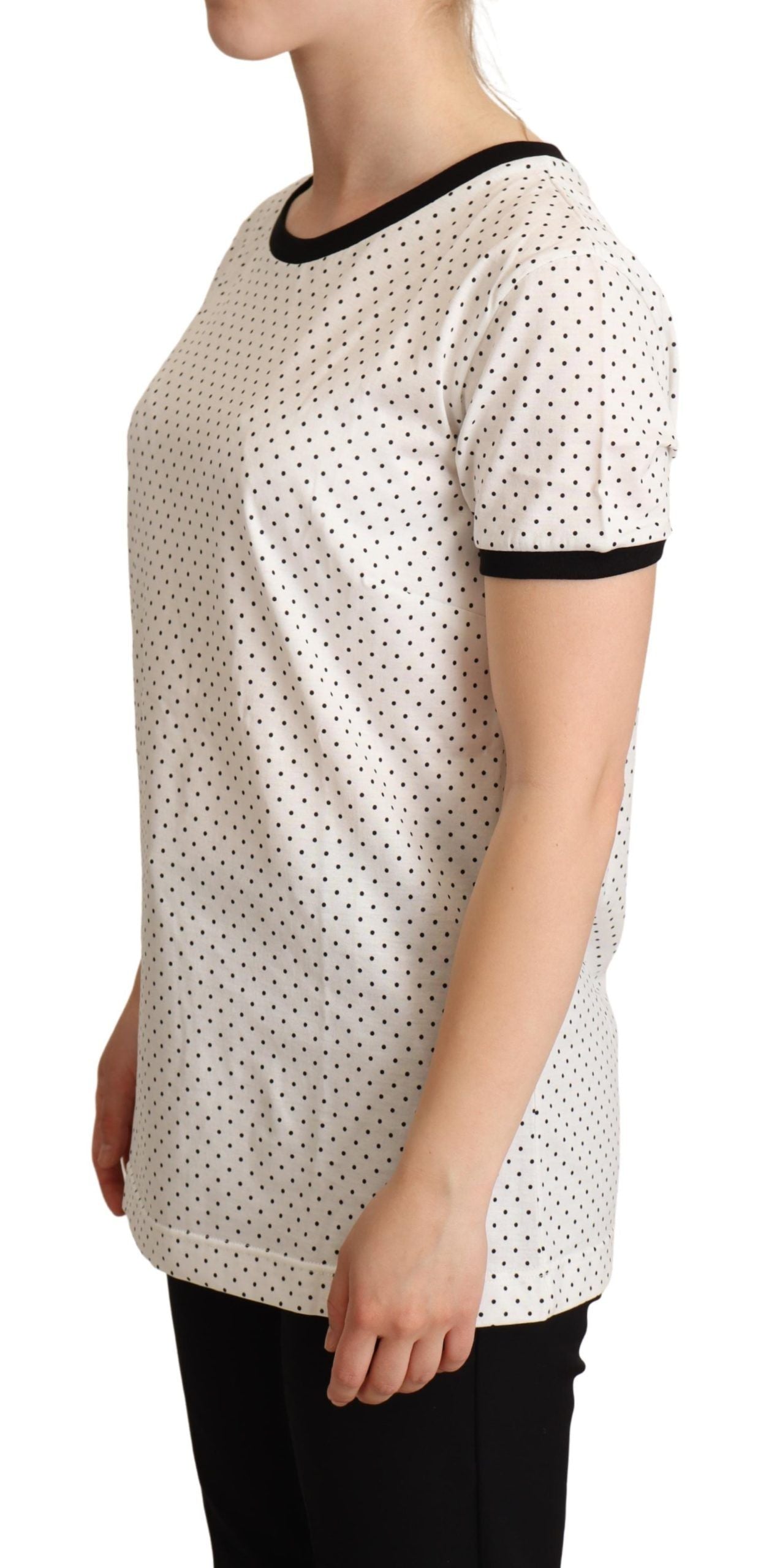 T-shirt Dolce & Gabbana à pois blancs