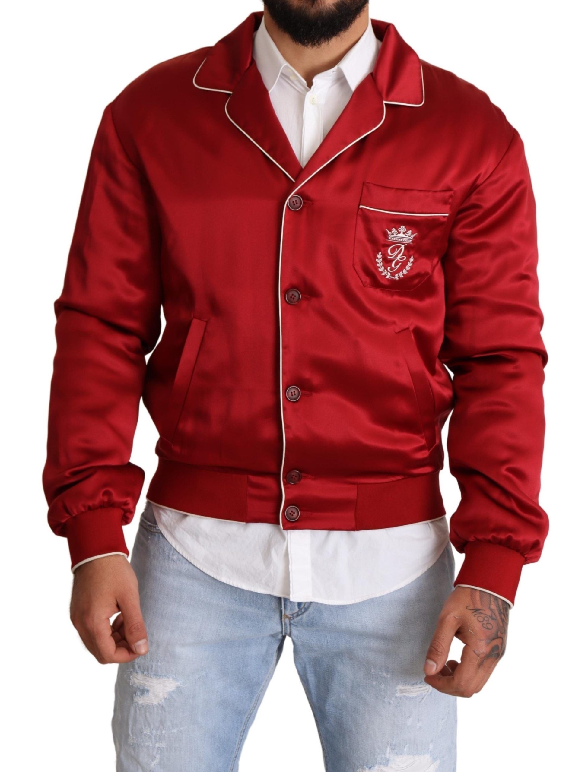 Veste bomber Dolce & Gabbana rouge