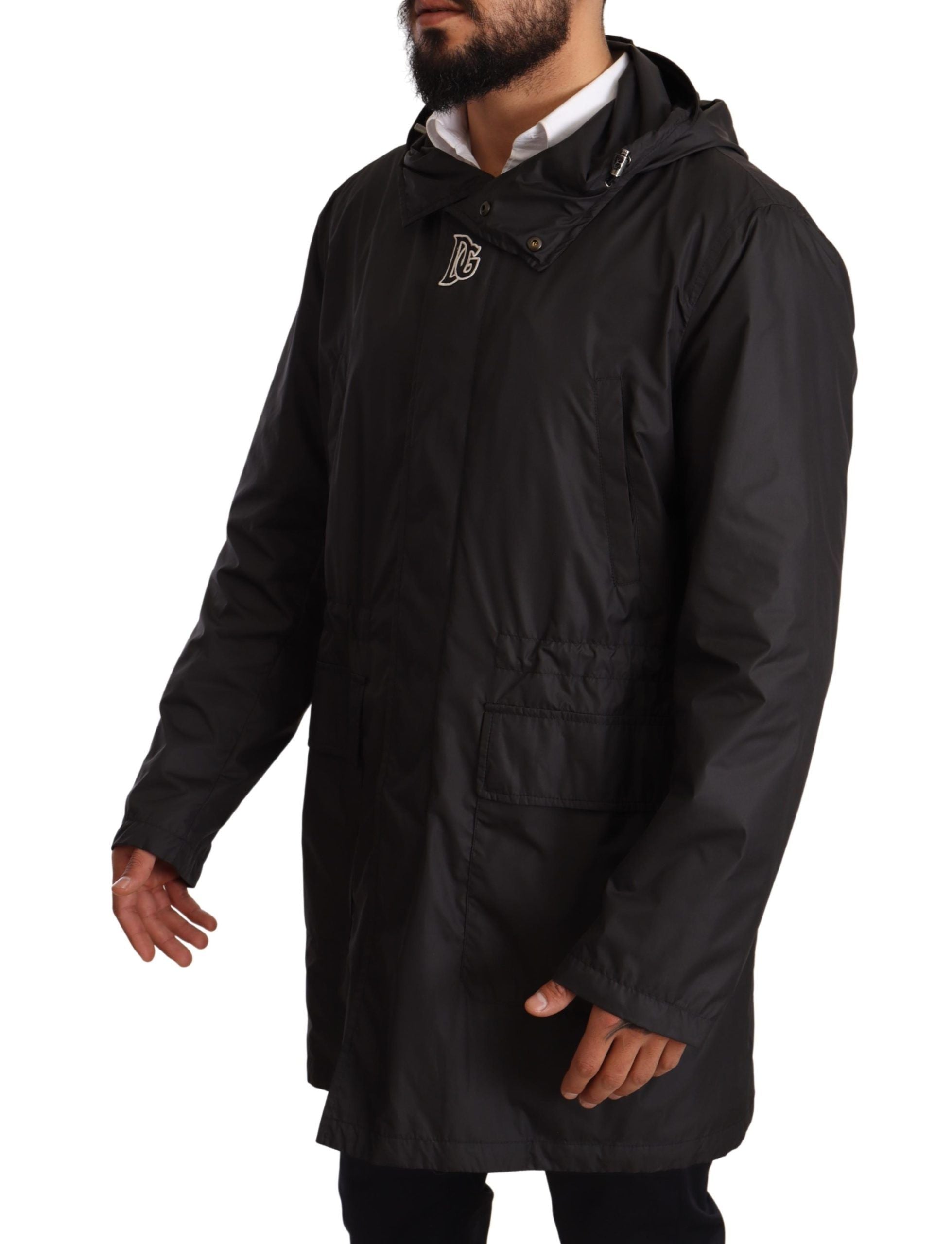 Manteau DOLCE & GABBANA Hooded noir