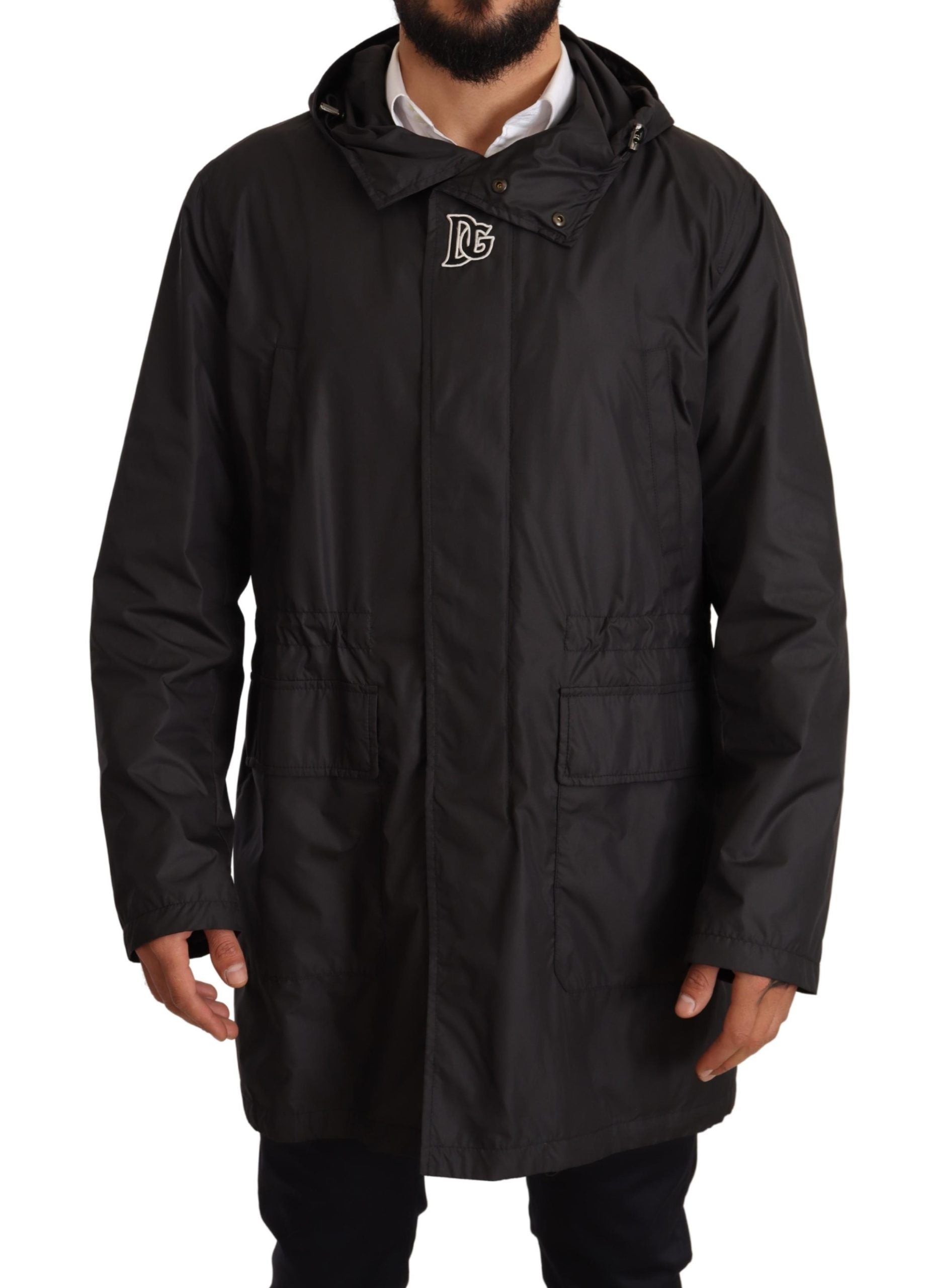 Manteau DOLCE & GABBANA Hooded noir