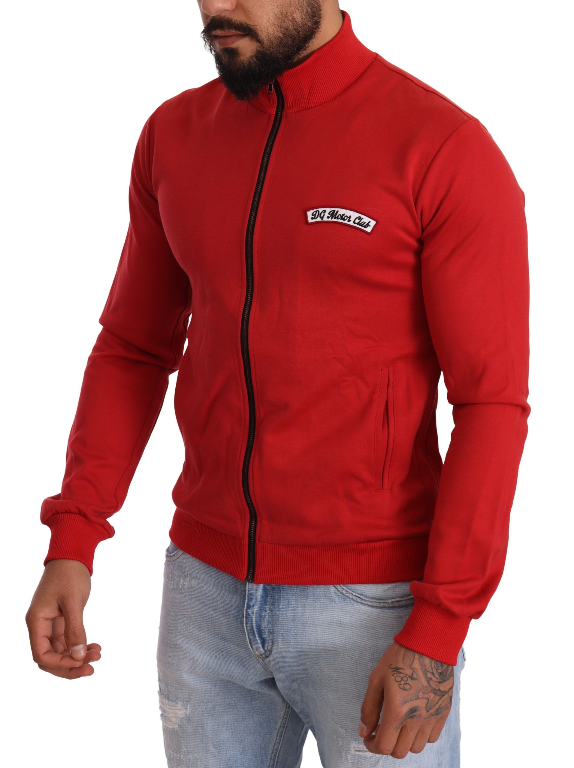 Sweater Dolce & Gabbana DG Motor Club rouge