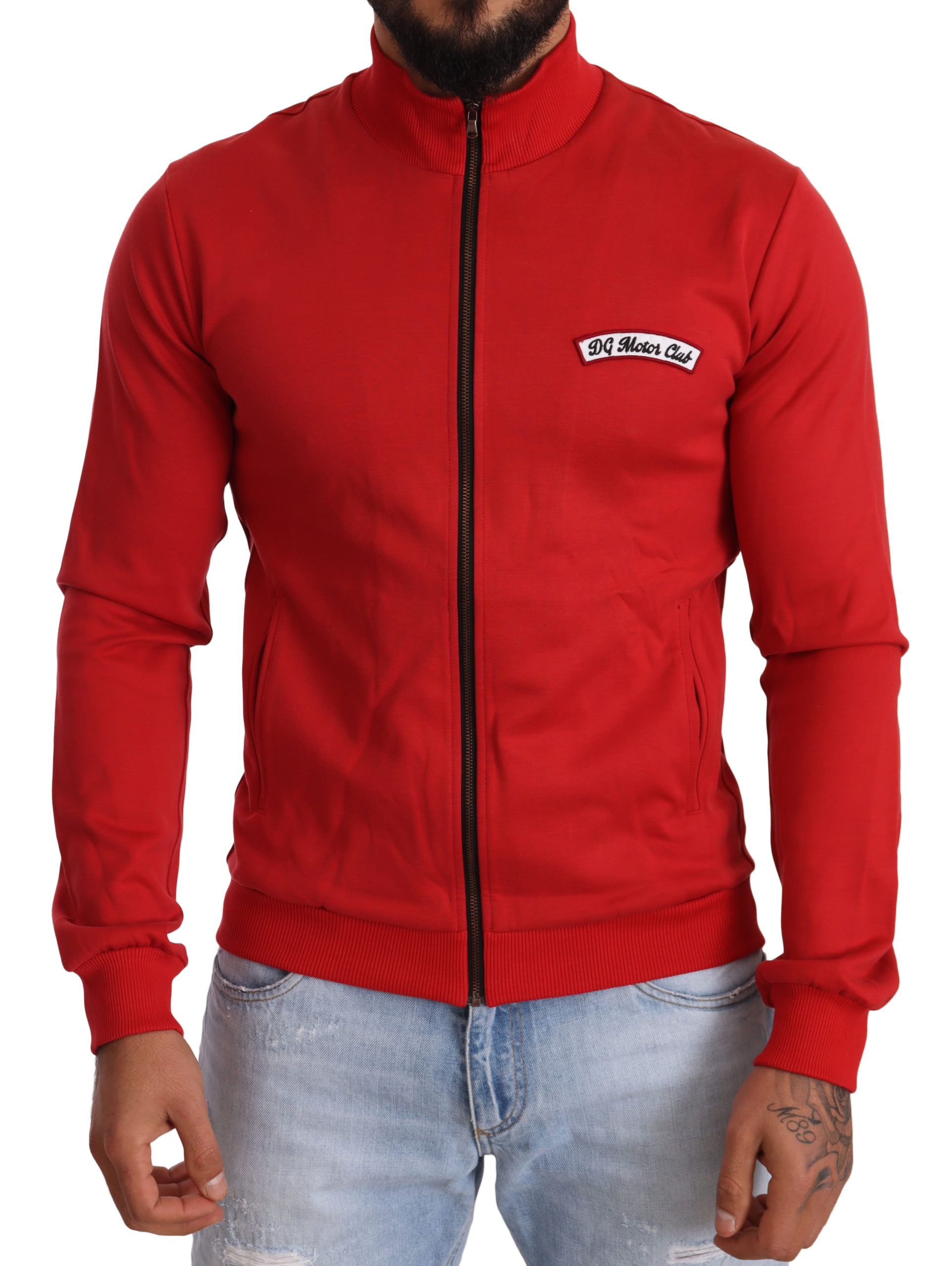 Sweater Dolce & Gabbana DG Motor Club rouge