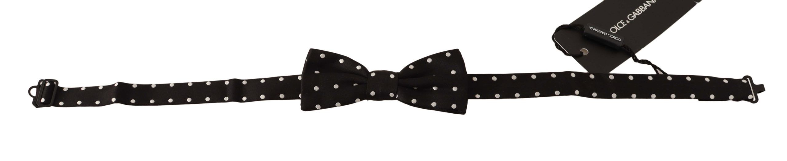 Nœud papillon Dolce & Gabbana à pois noir et blanc