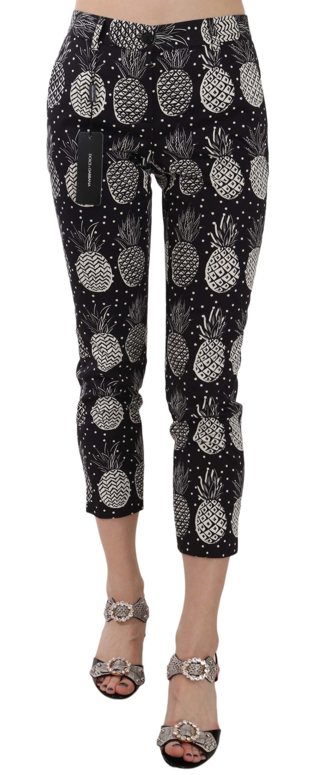 Pantalons Dolce & Gabbana Capri noirs