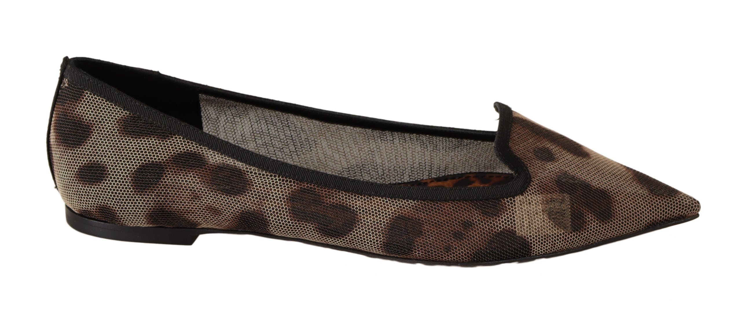 Ballerines Dolce & Gabbana léopard brunes