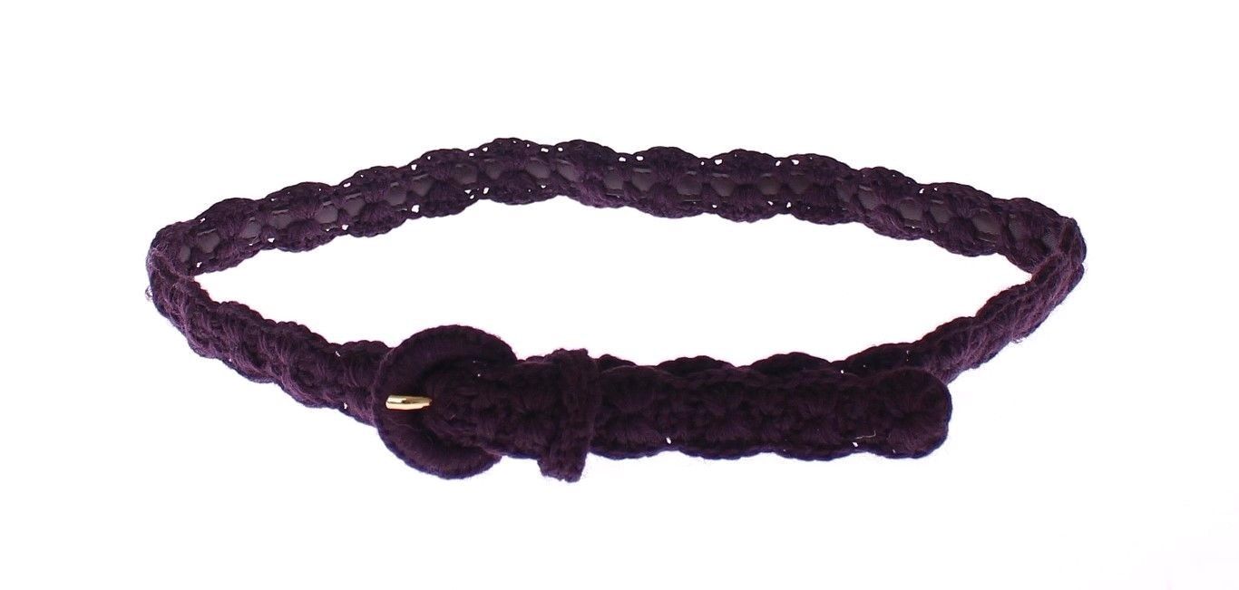 Ceinture Dolce & Gabbana dorée violette