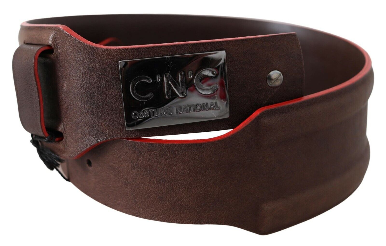 Ceinture C’n’C’ Costume National marron foncé