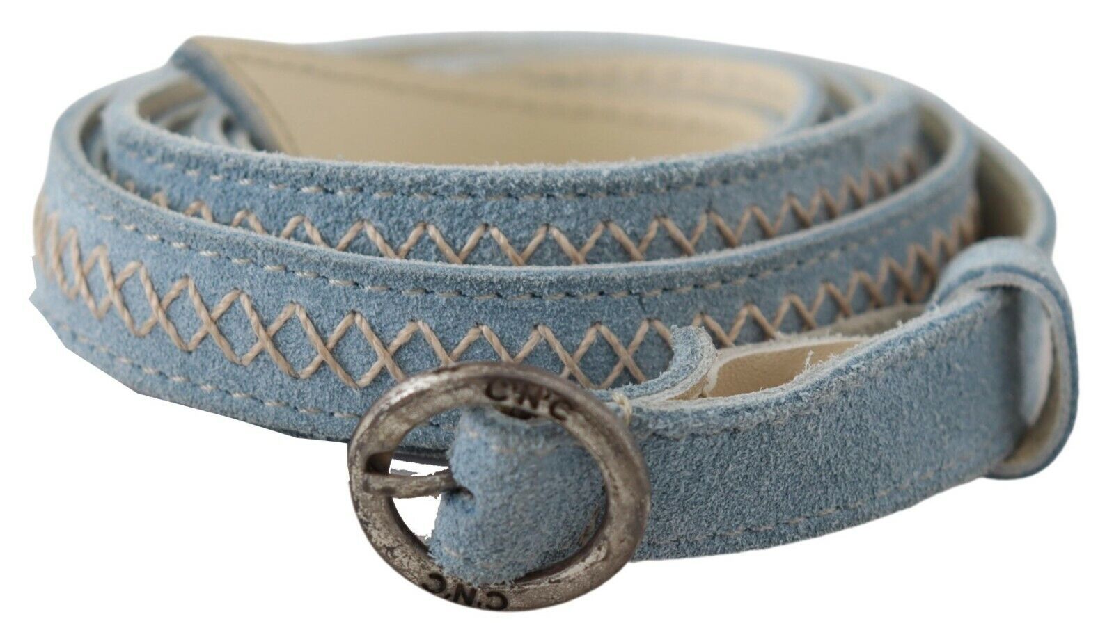 Ceinture C’n’C’ Costume National bleu ciel