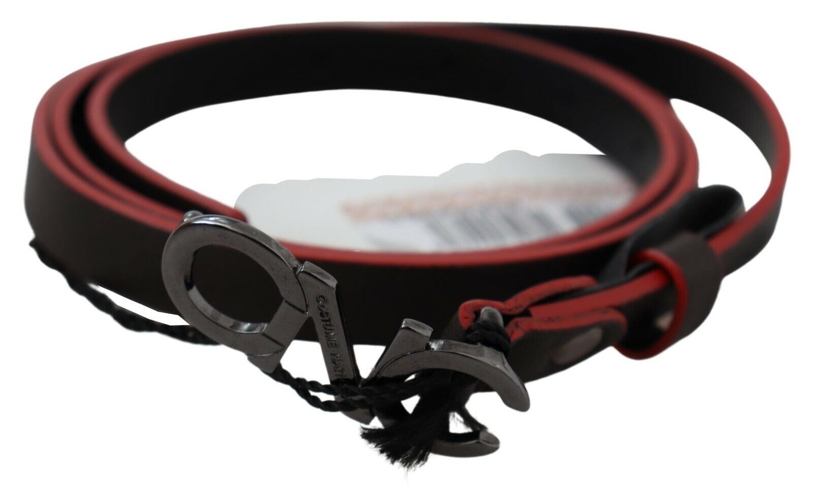 Ceinture C’n’C’ Costume National maroon/noire
