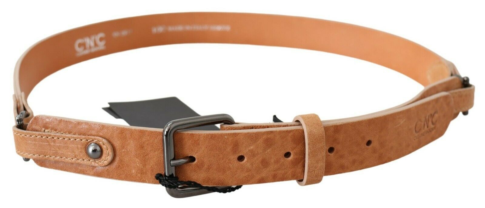 Ceinture C’n’C’ Costume National marron clair