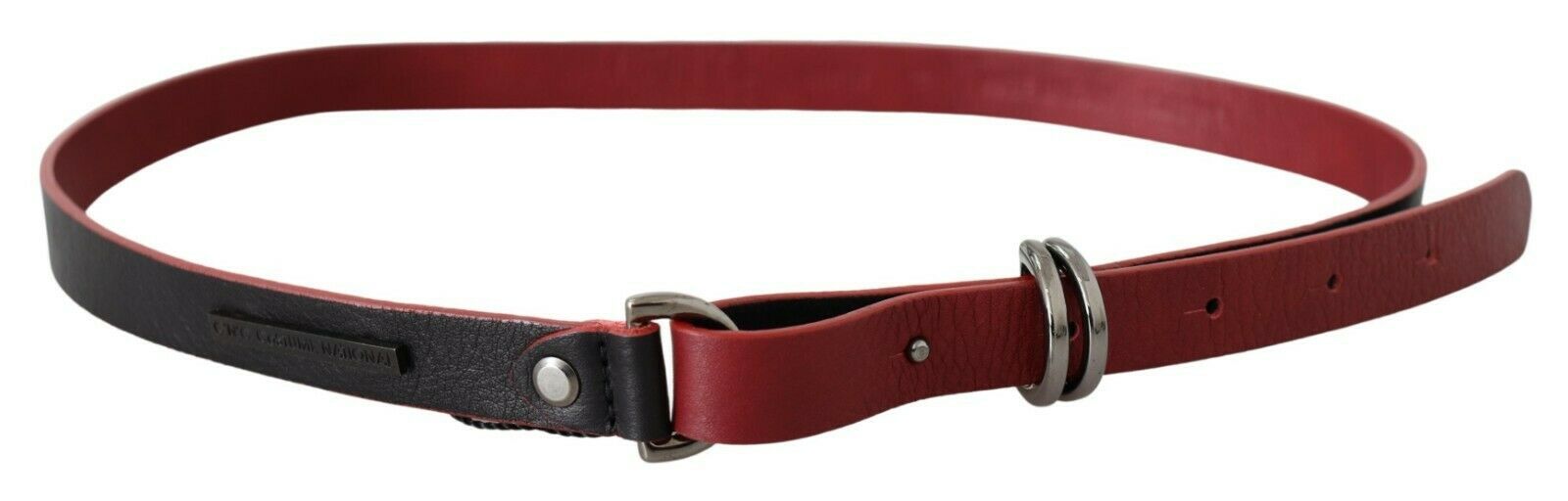 Ceinture Costume National Fashion noire rouge