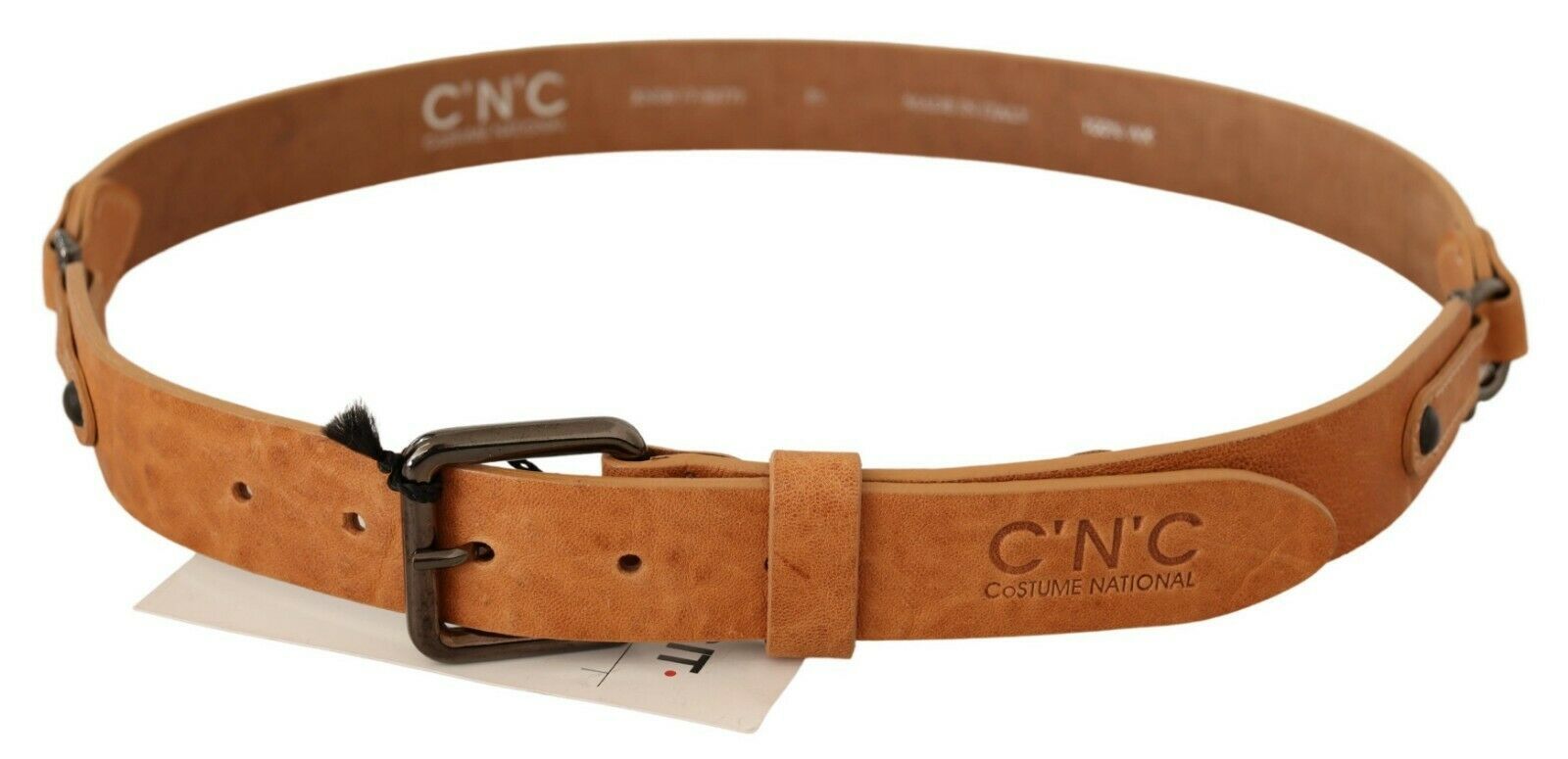 Ceinture C’N’C’ Costume National marron clair