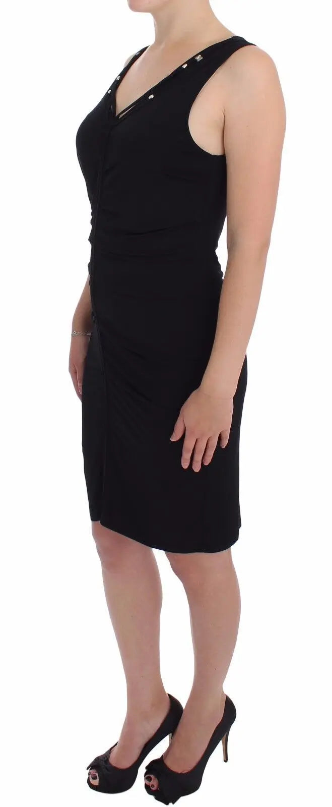 Robe Roccobarocco Sheath noire Roccobarocco