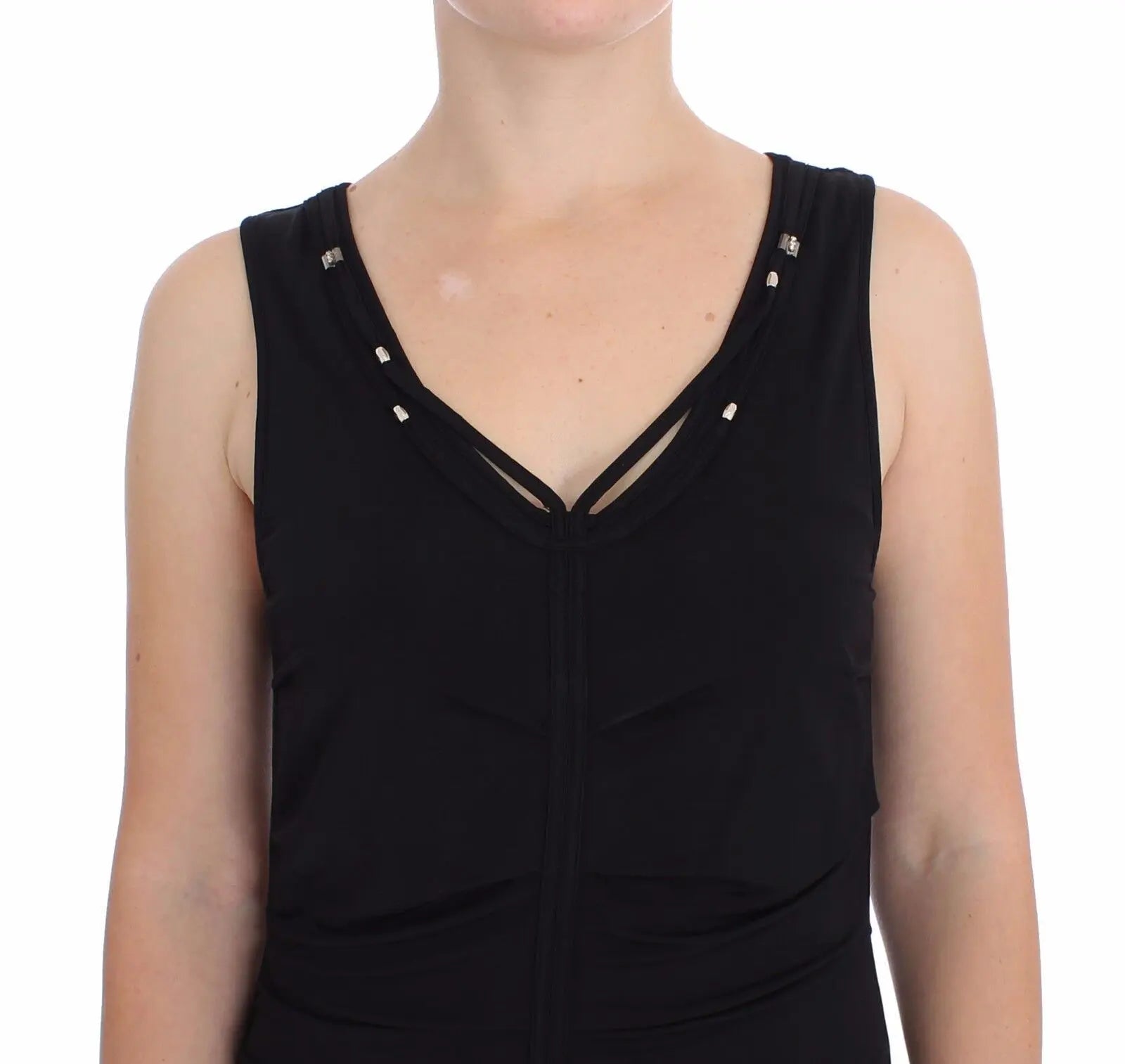 Robe Roccobarocco Sheath noire Roccobarocco