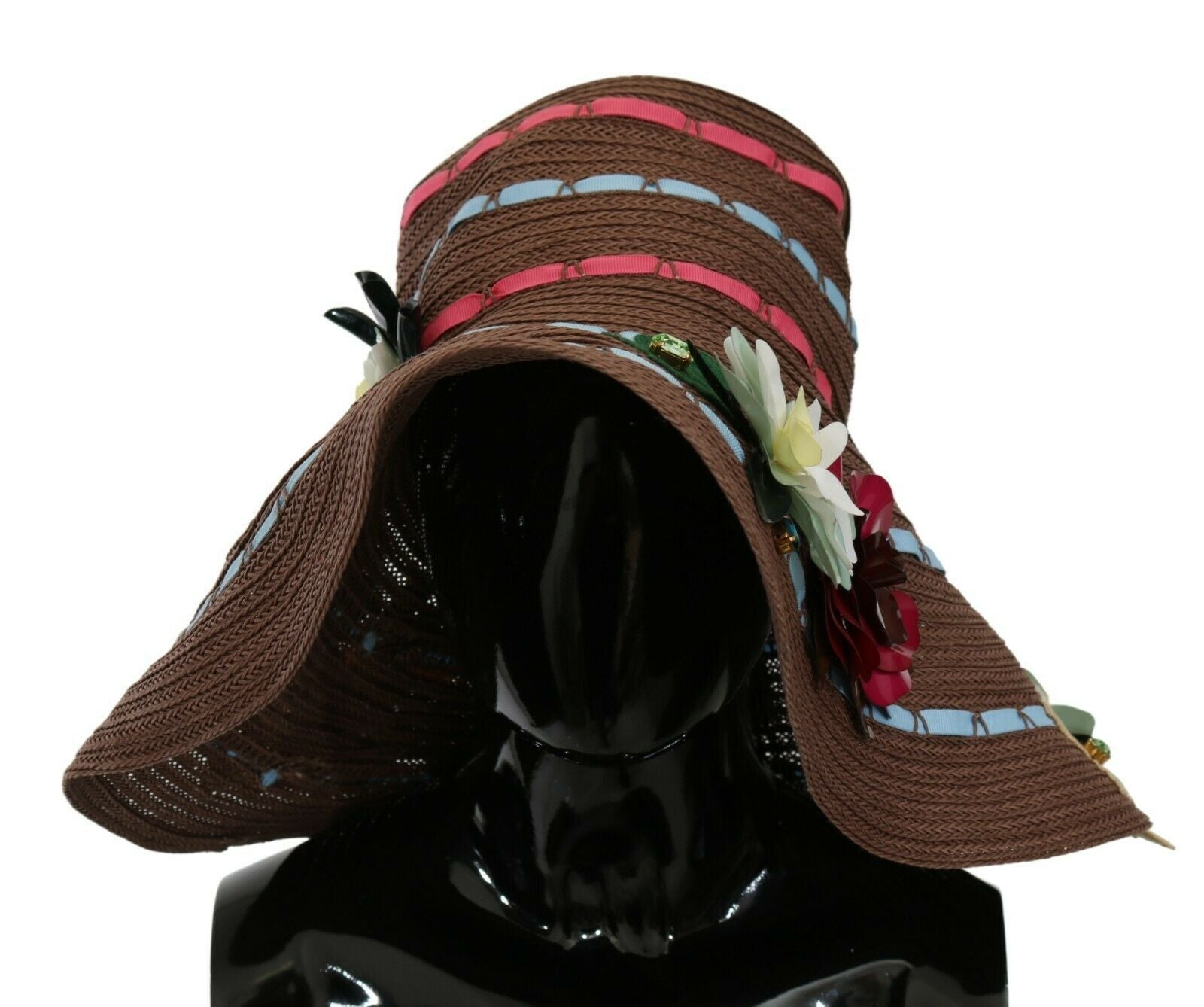 Chapeau Dolce & Gabbana floral en brun