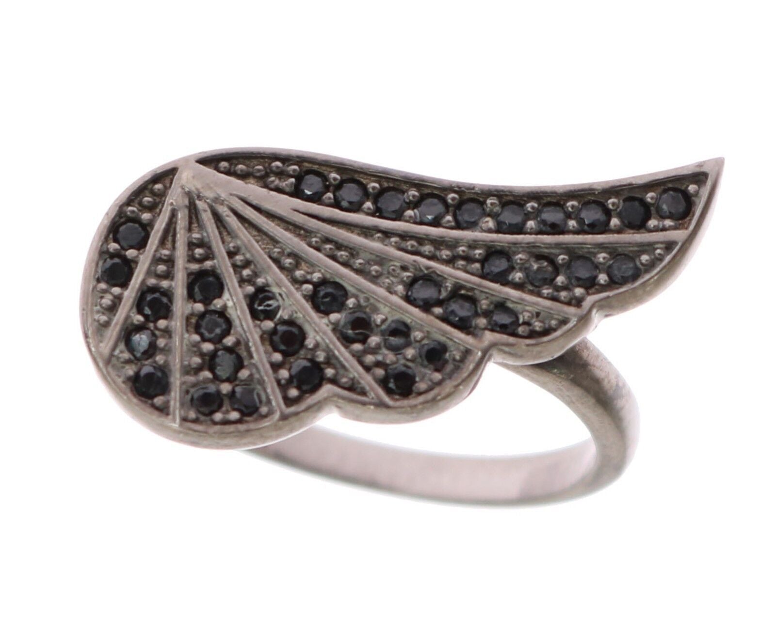 Bague Nialaya 925 argent noir