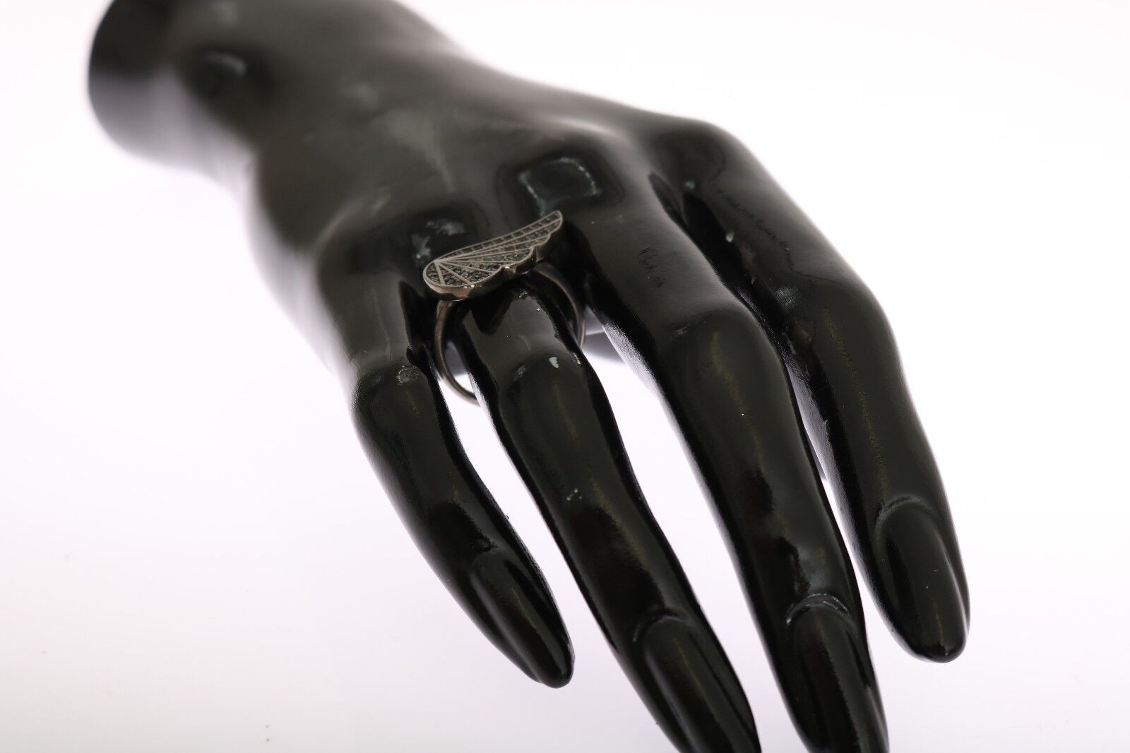 Bague Nialaya 925 argent noir