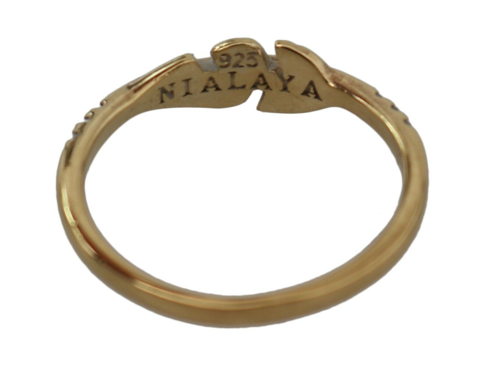 Bague Nialaya Gold Feather dorée
