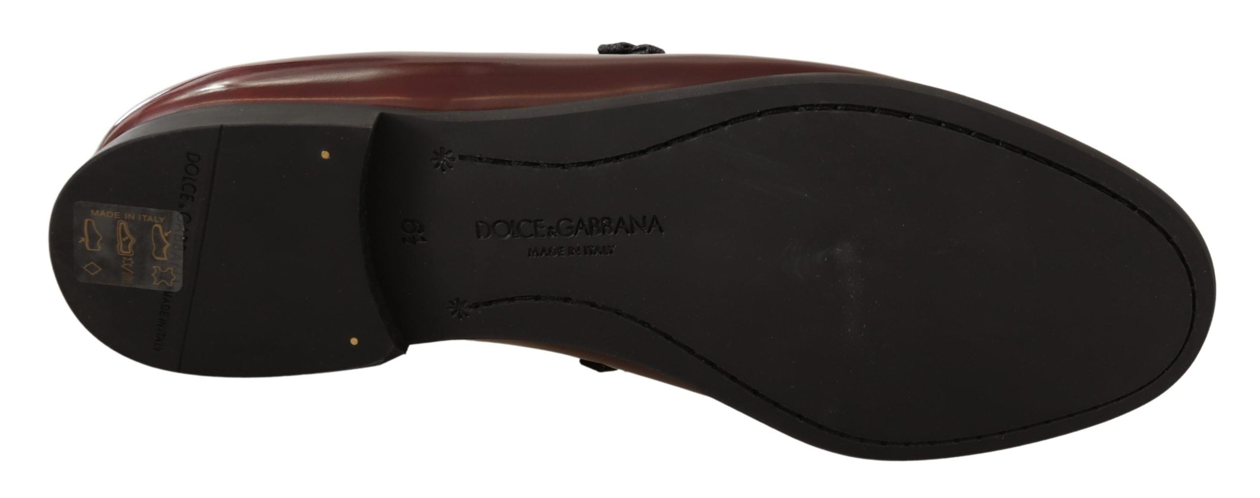 Loafers Dolce & Gabbana bordeaux