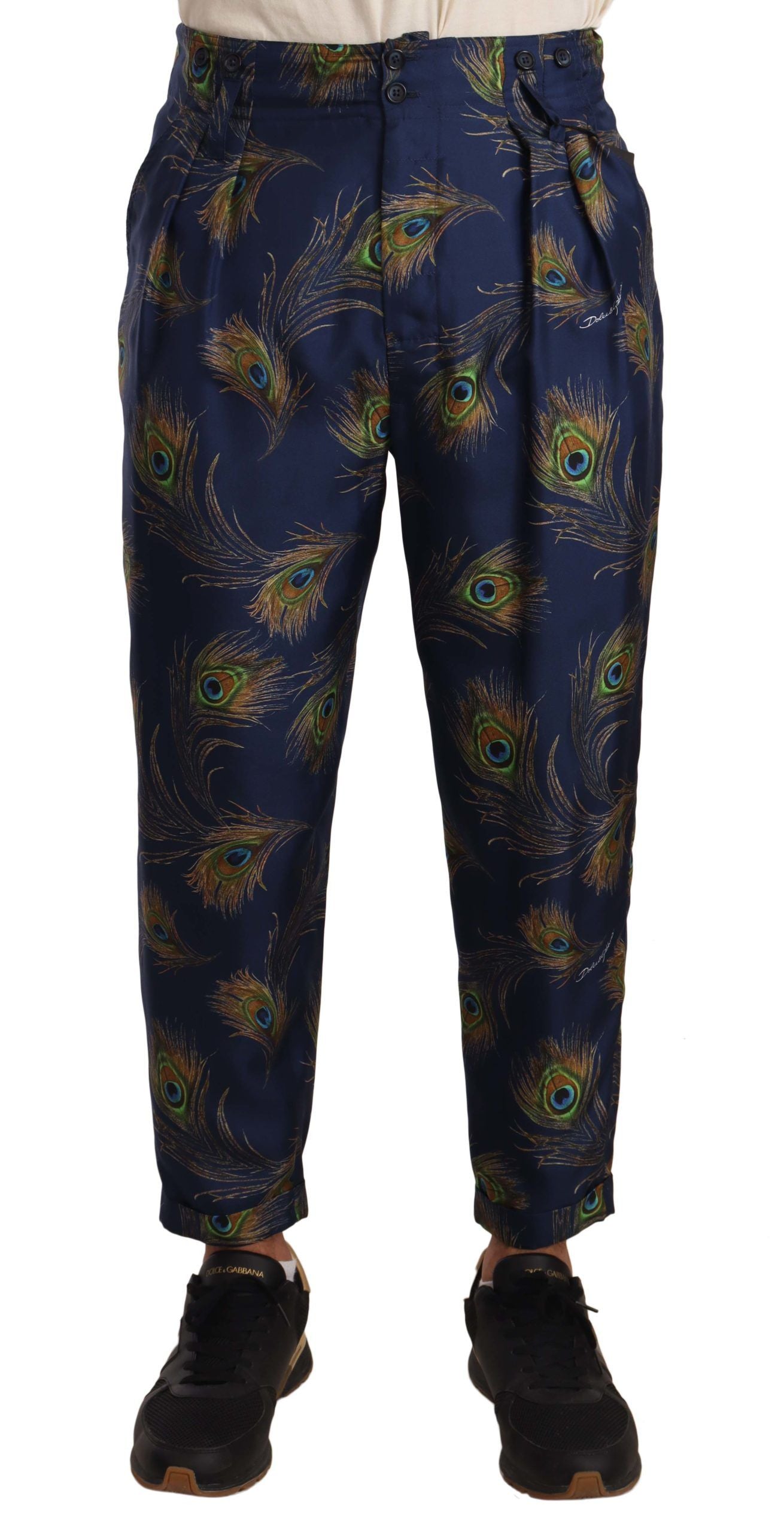 Pantalons Dolce & Gabbana peacock bleus