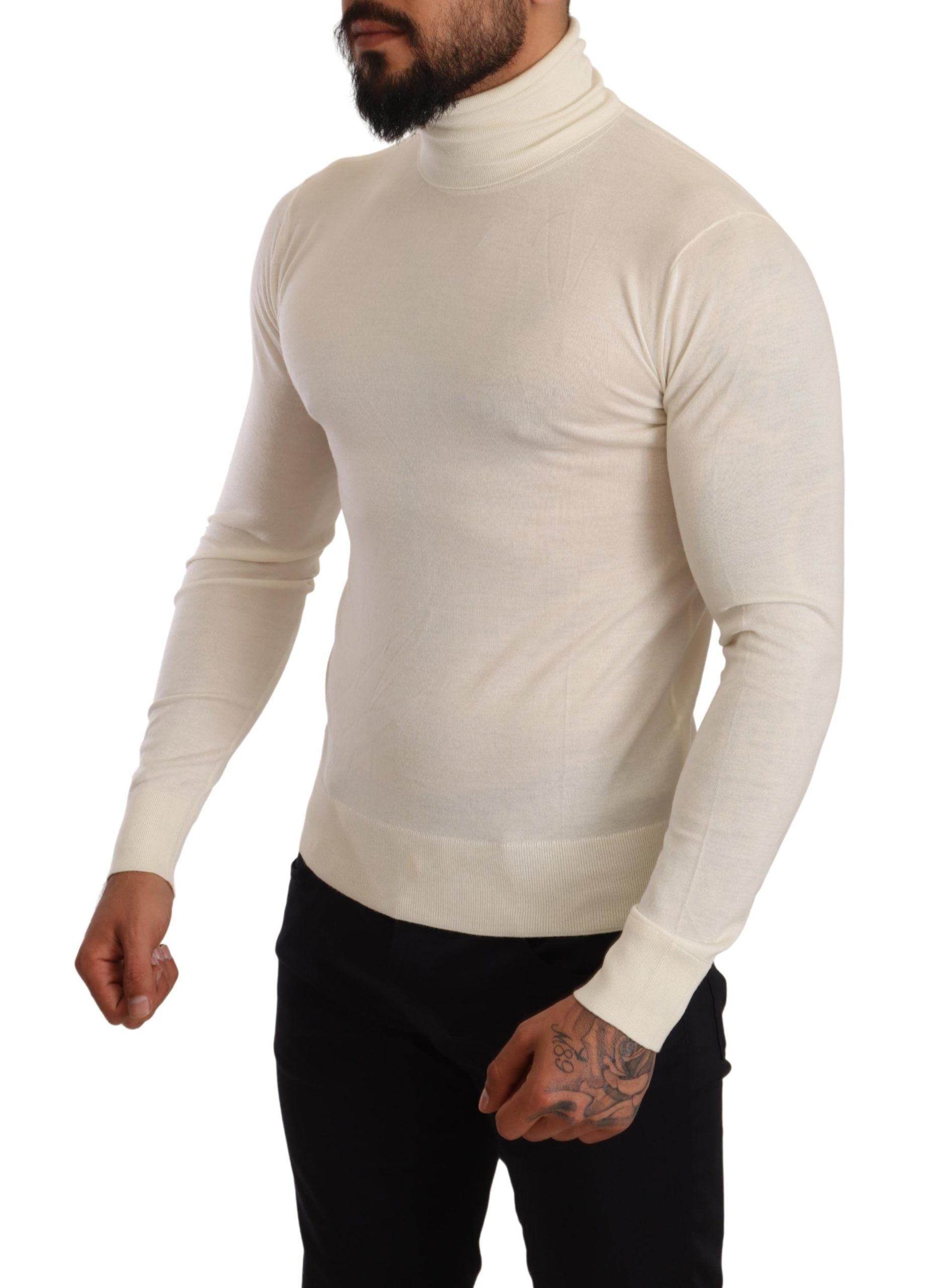 Pull turtleneck Dolce & Gabbana crème