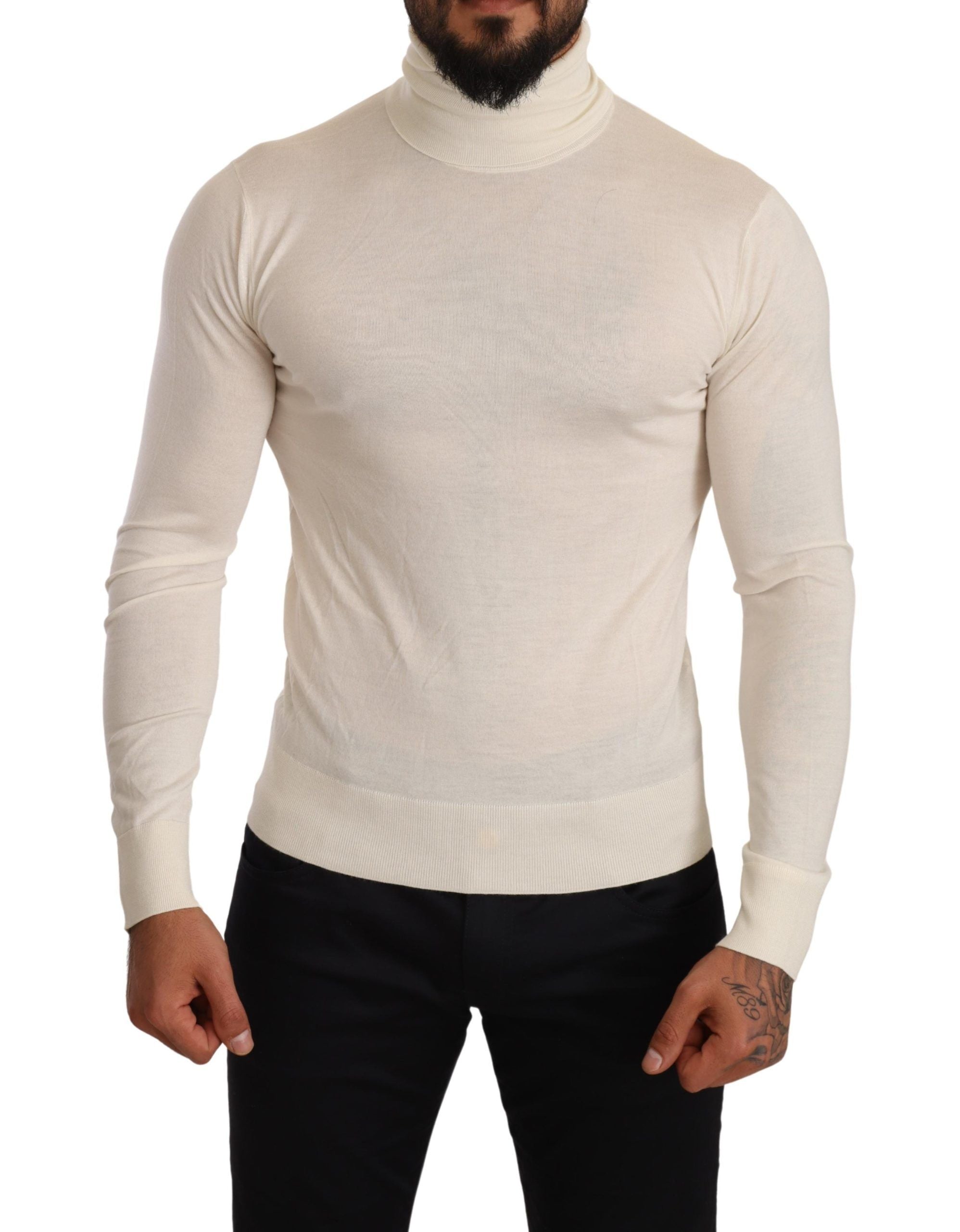 Pull turtleneck Dolce & Gabbana crème